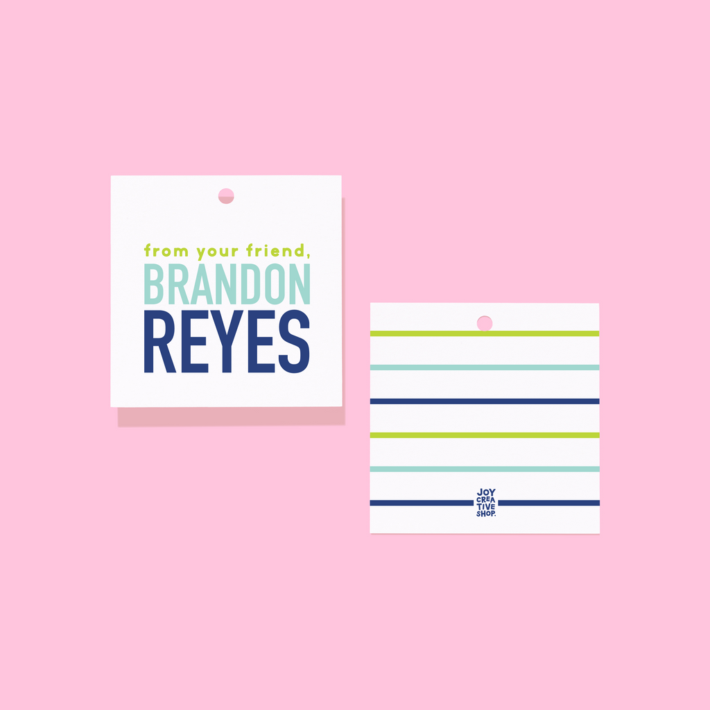 From Your Friend Gift Tags