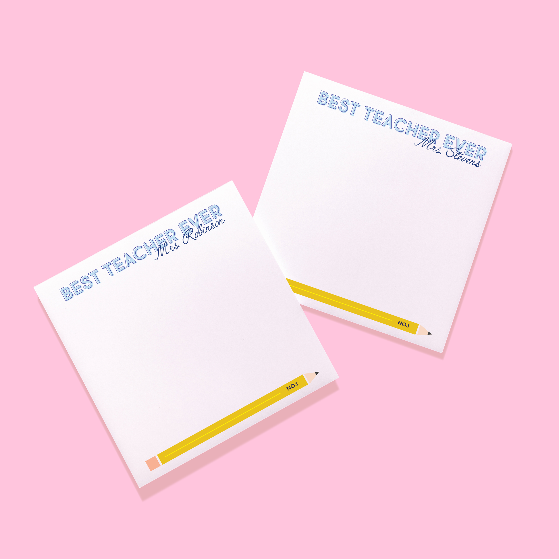 Best Teacher Ever Personalized Notepad