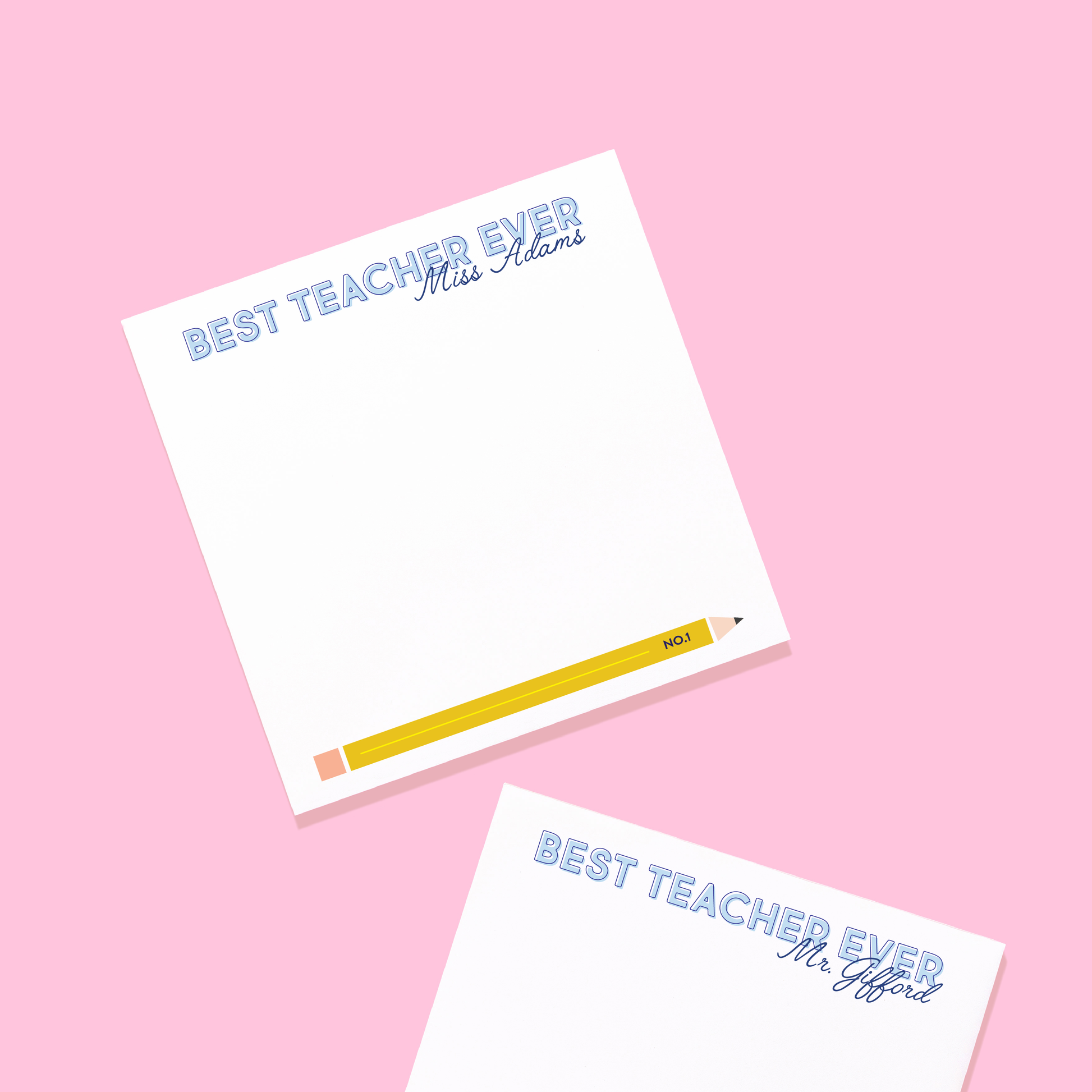Best Teacher Ever Personalized Notepad