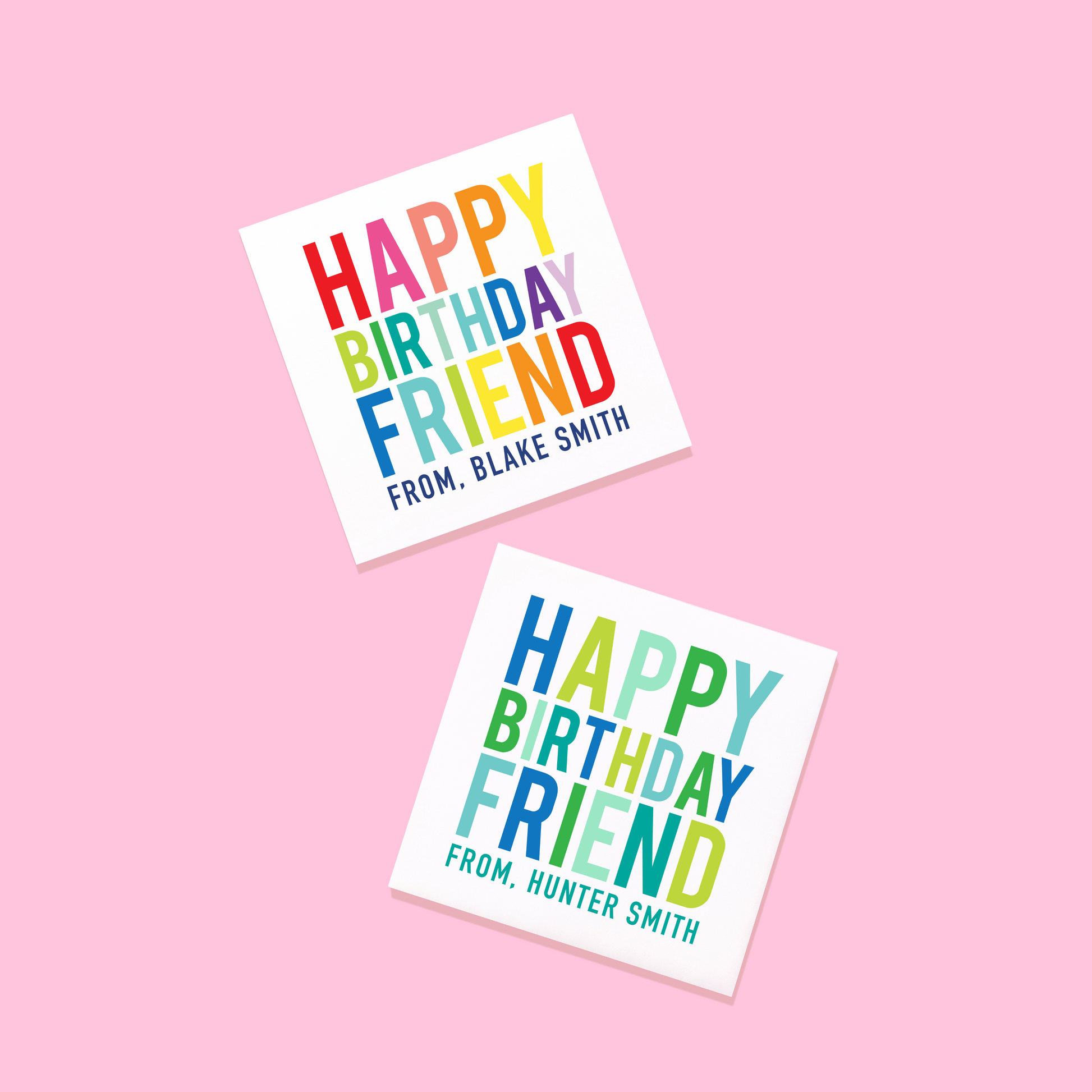Happy Birthday Friend Stickers