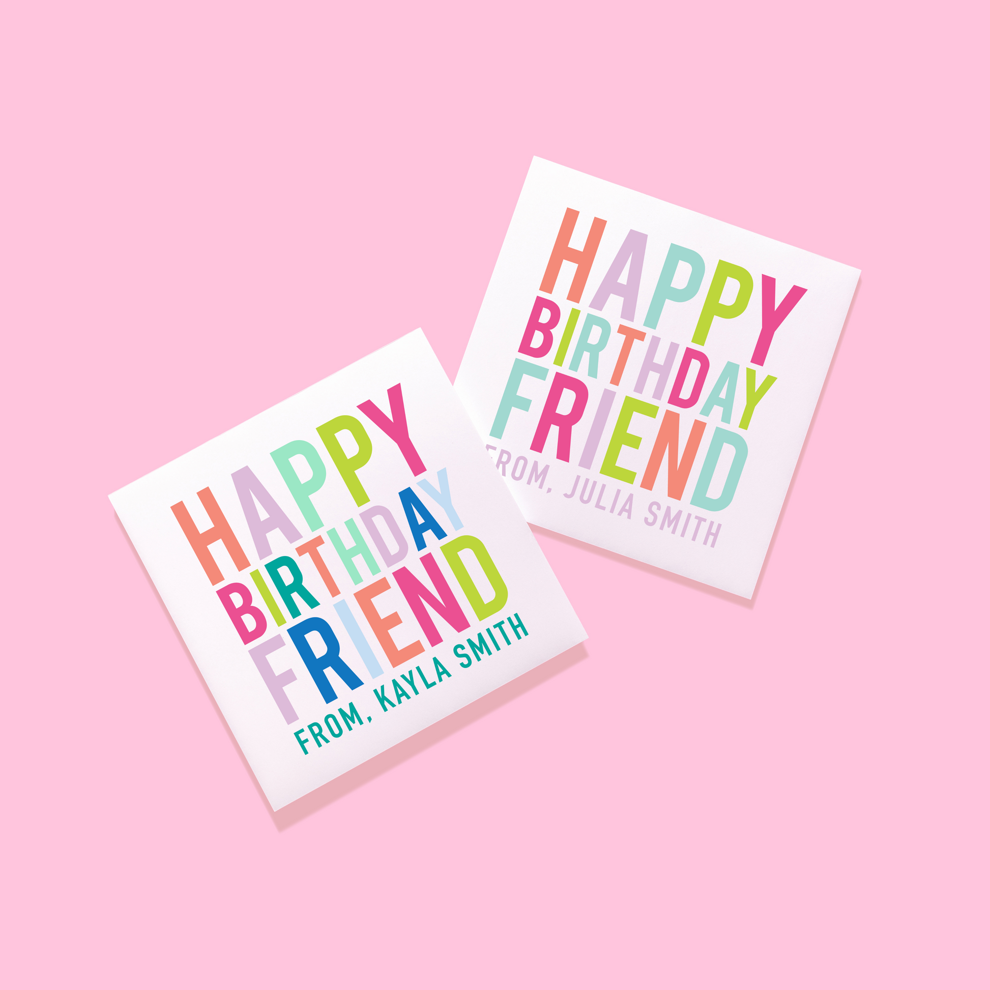 Happy Birthday Friend Stickers