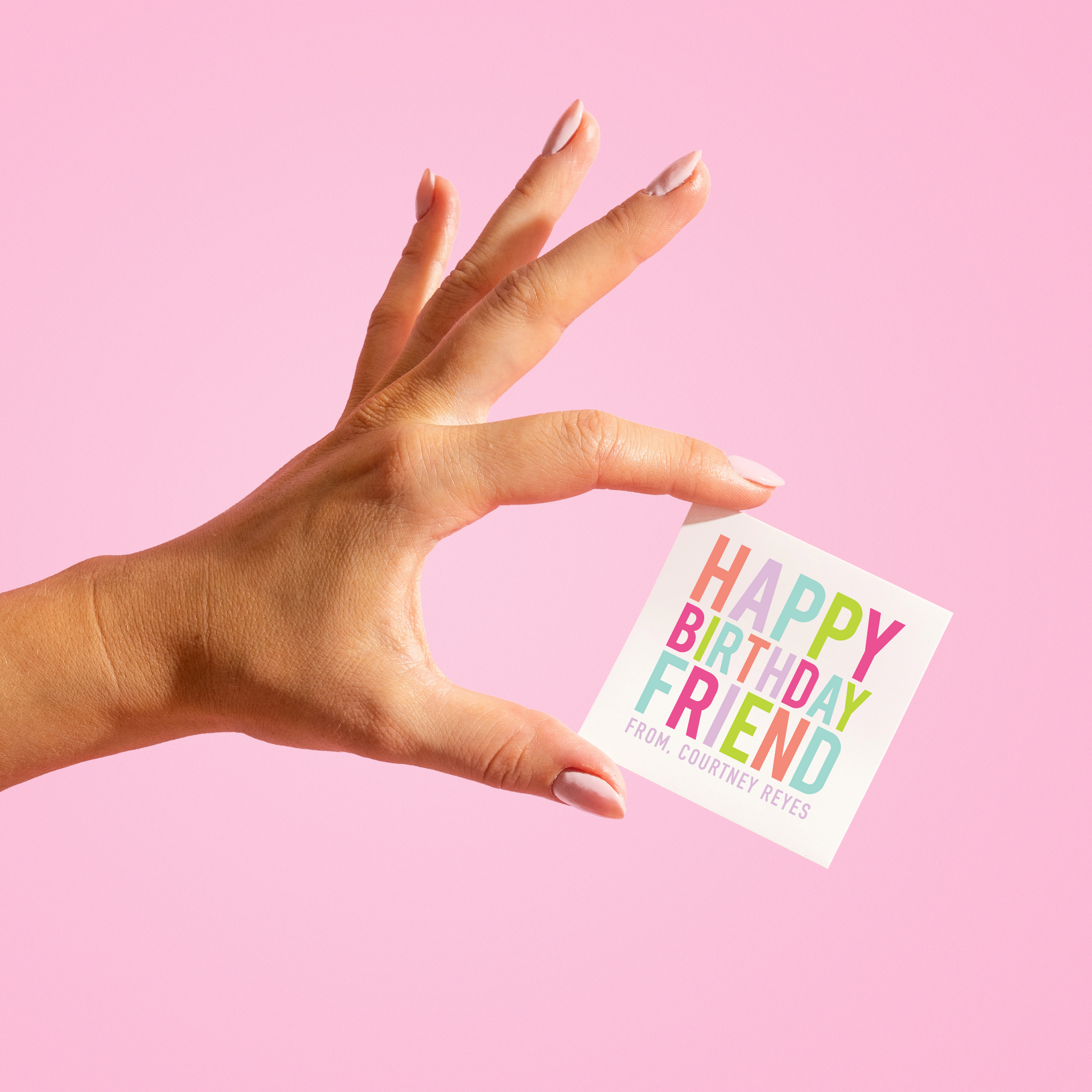 Happy Birthday Friend Stickers