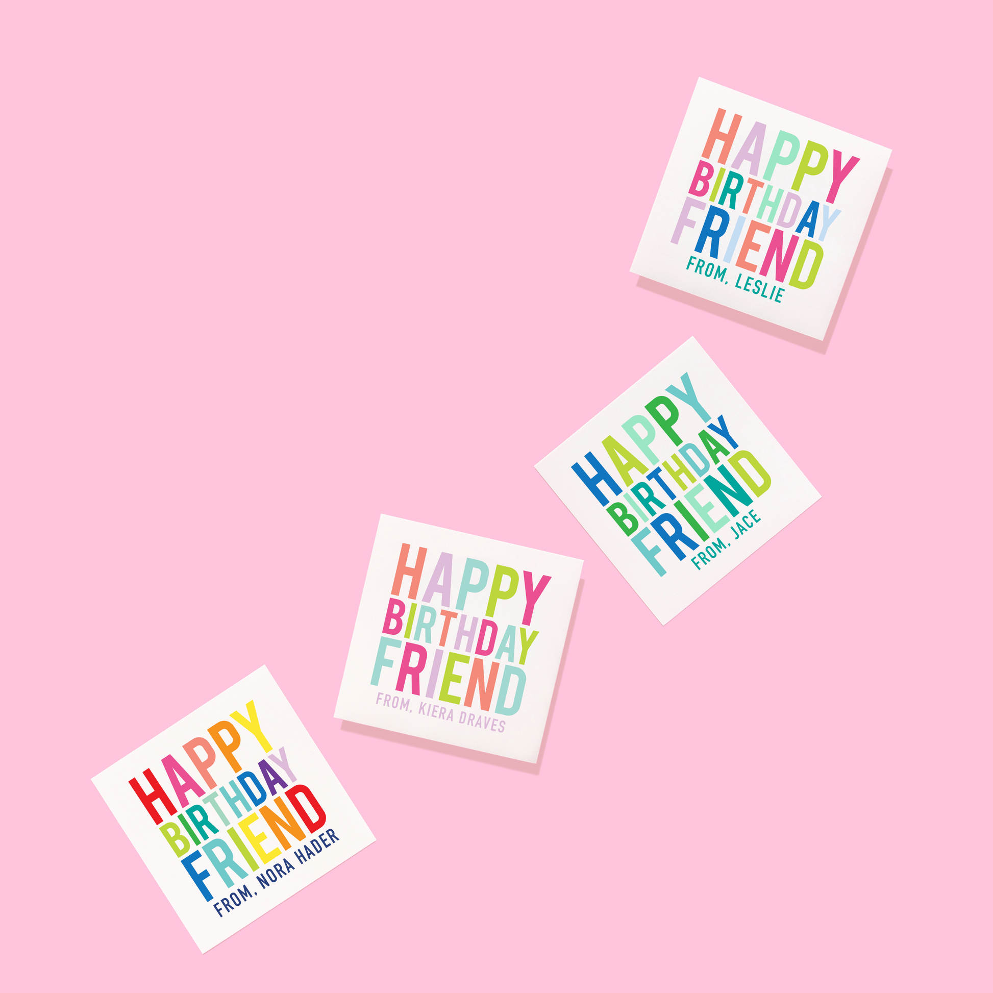 Happy Birthday Friend Stickers