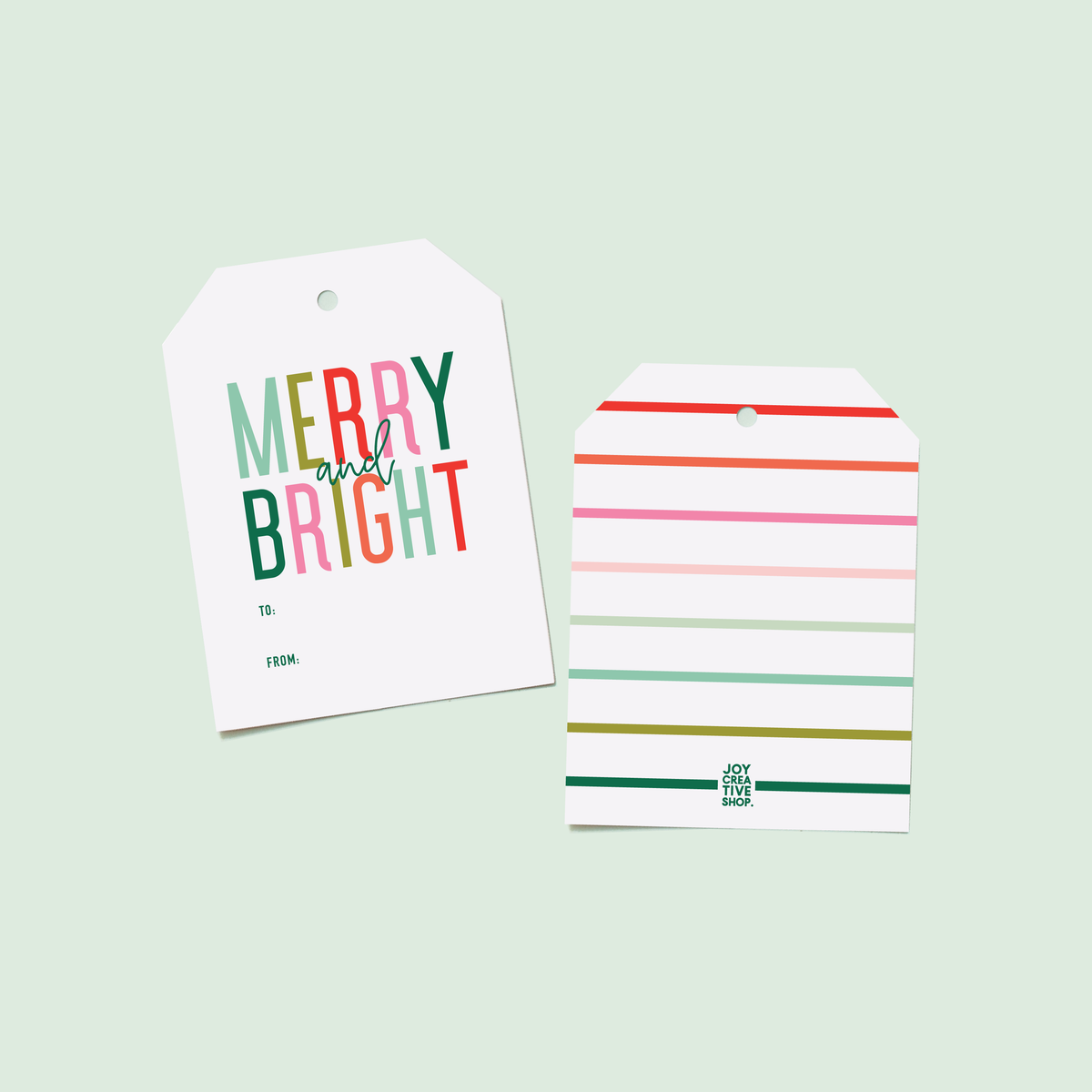 To From Gift Tag | Merry &amp; Bright - Forest