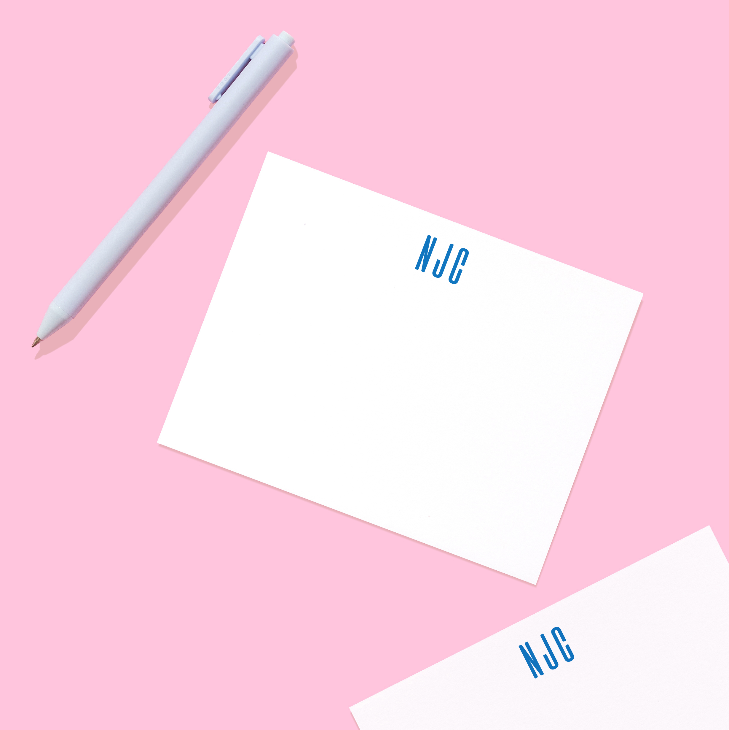 Classic Monogram Personalized Stationery – Joy Creative Shop