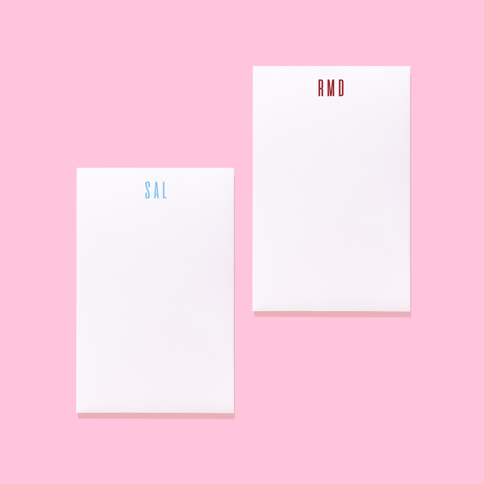 Classic Monogram Personalized Notepad