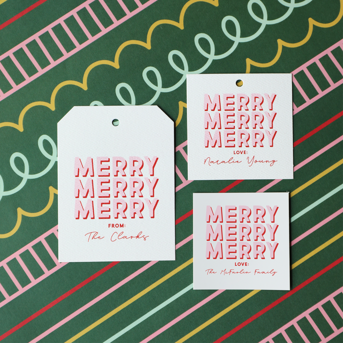 Merry Merry Merry - Pink