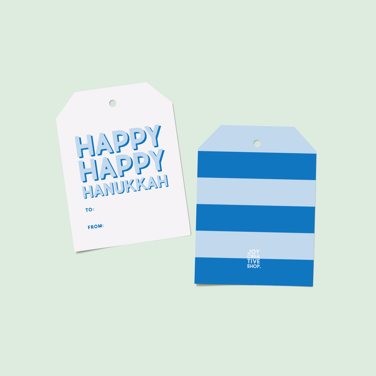 To From Gift Tag | Happy, Happy Hanukkah
