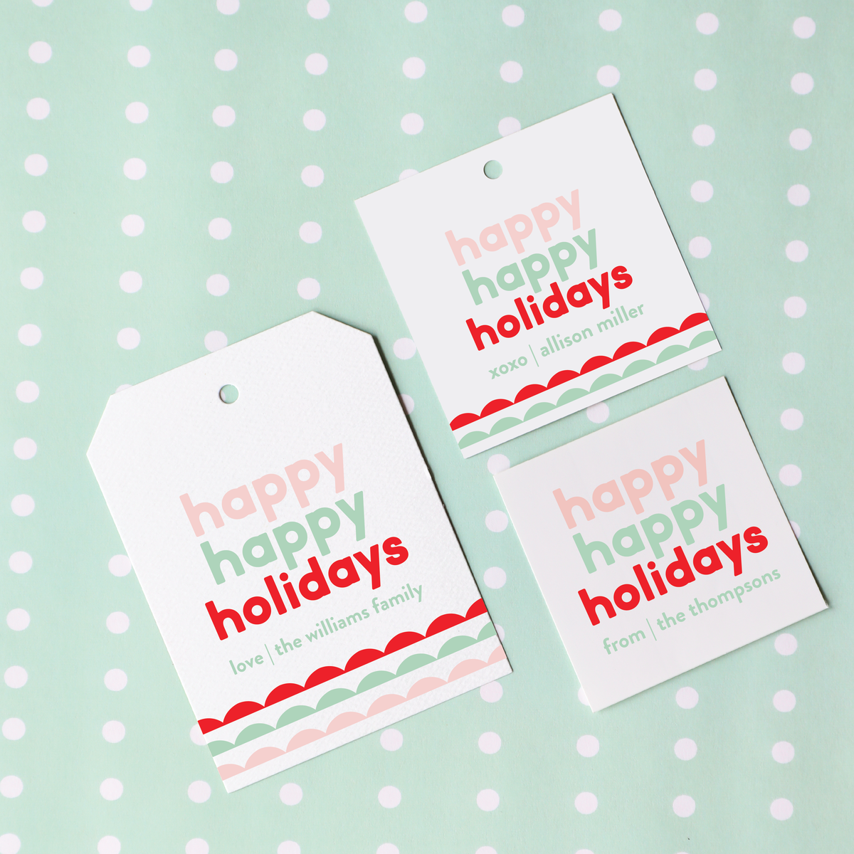 Happy Holidays - Scallop