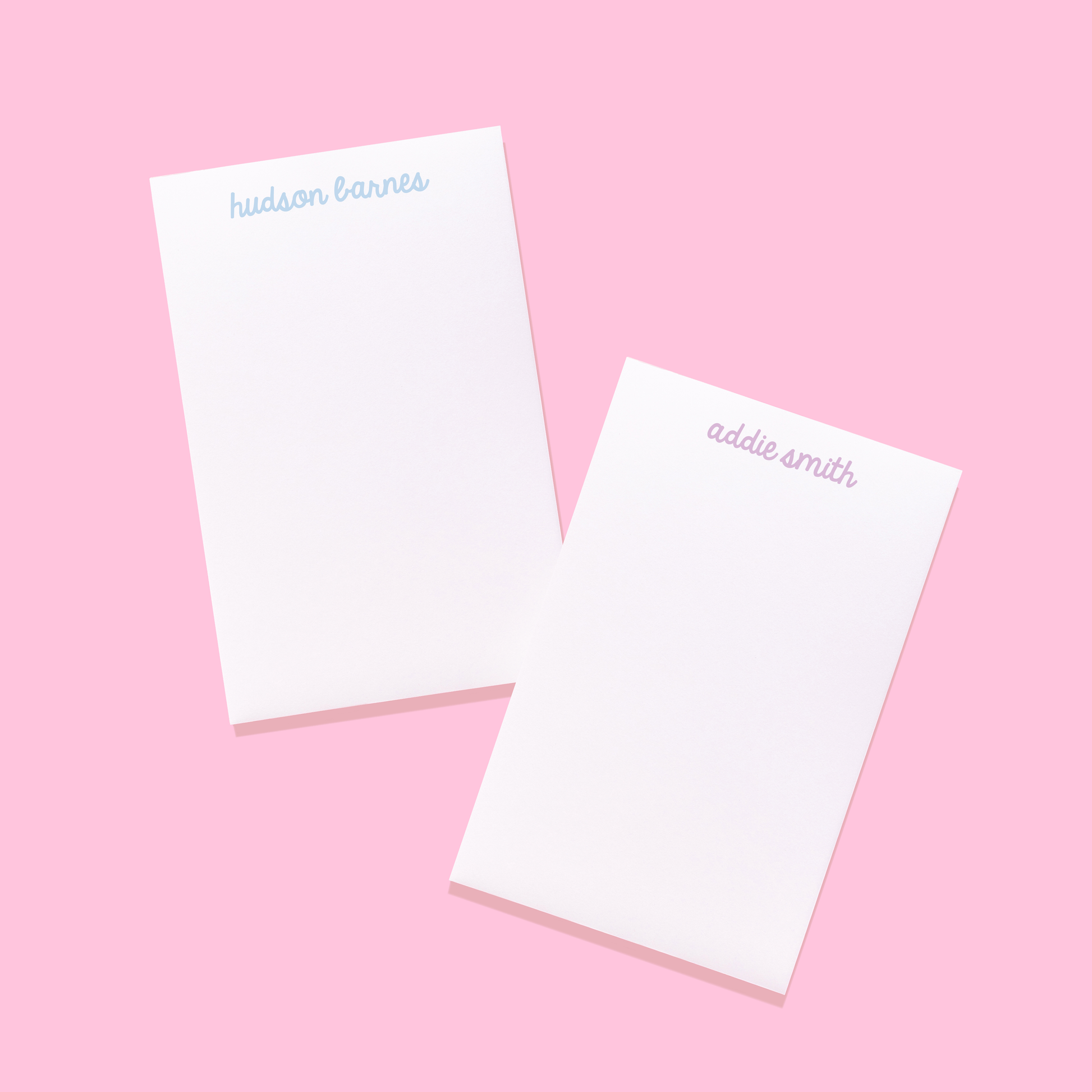 Script Personalized Notepad