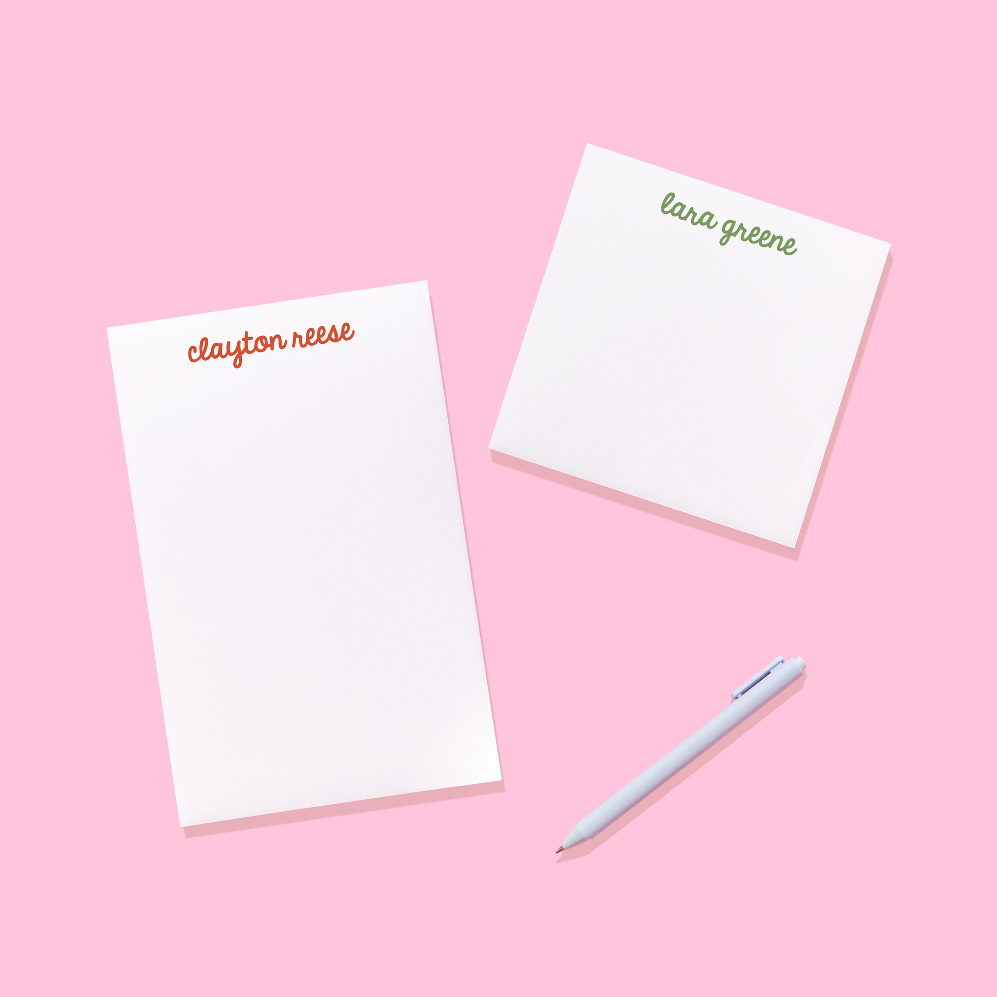Script Personalized Notepad