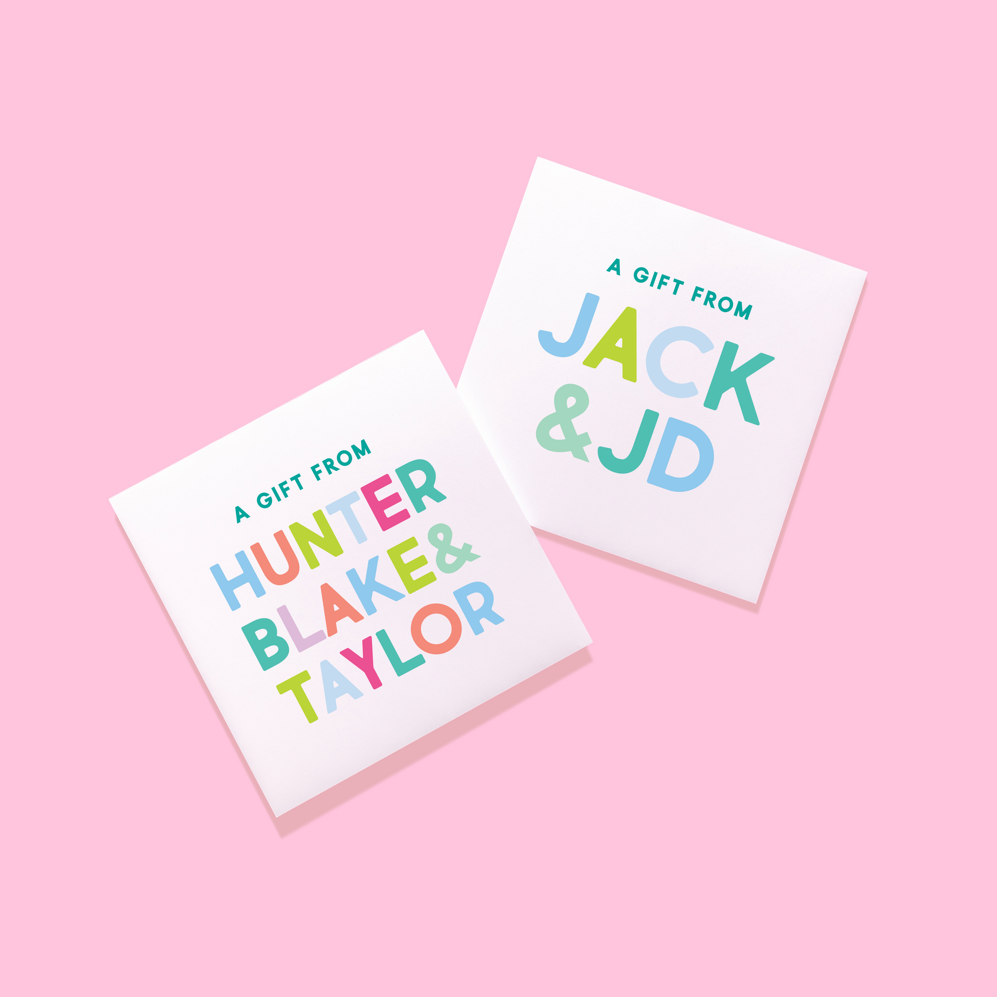 Colorful Names Stickers