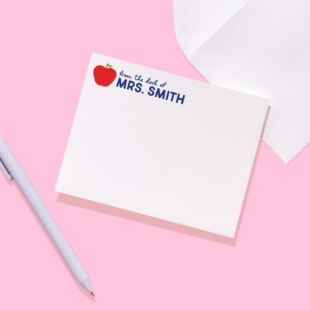 Teacher Personalized Stationery