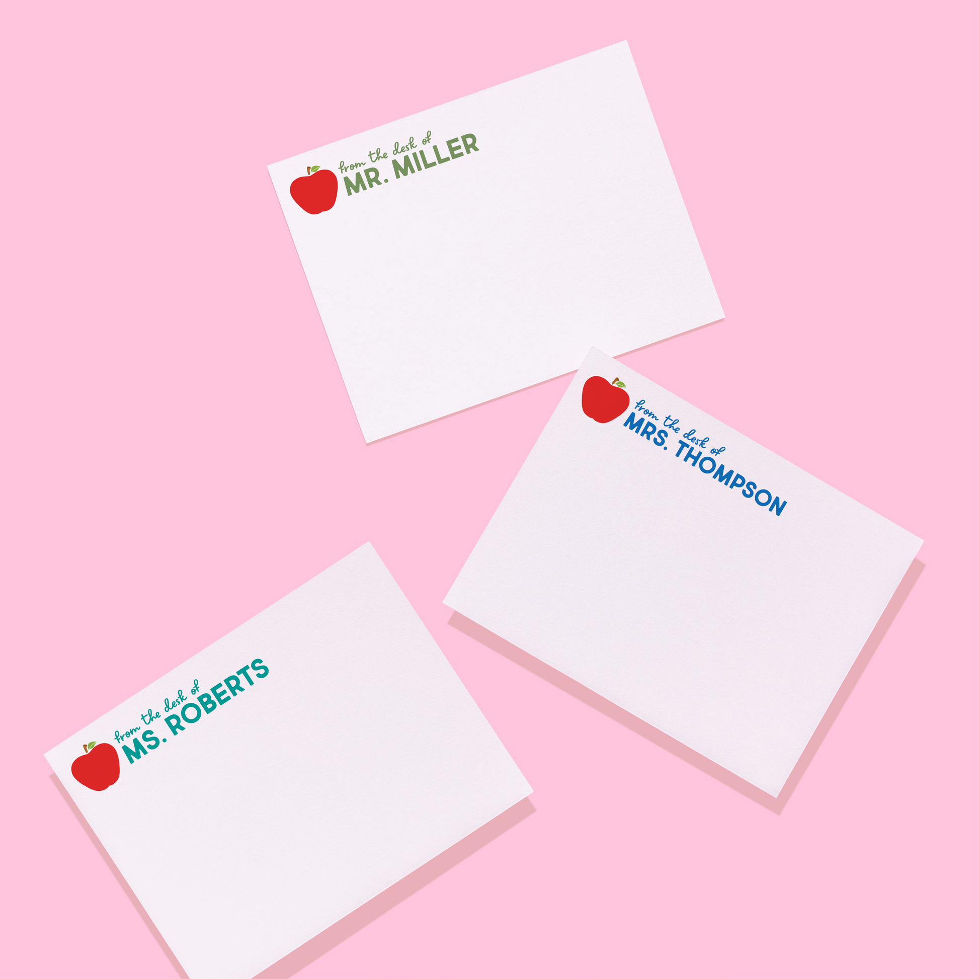 Teacher Personalized Stationery