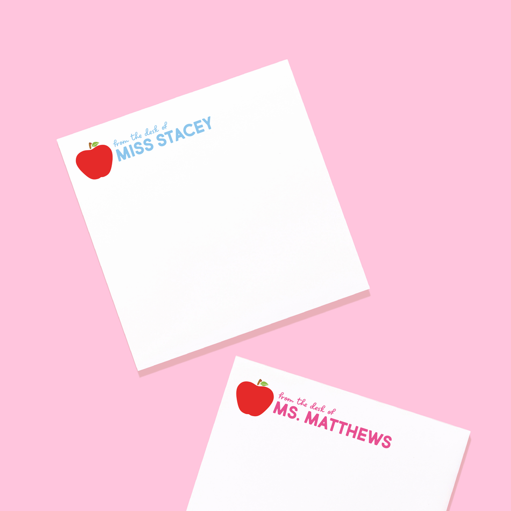 Teacher Personalized Notepad