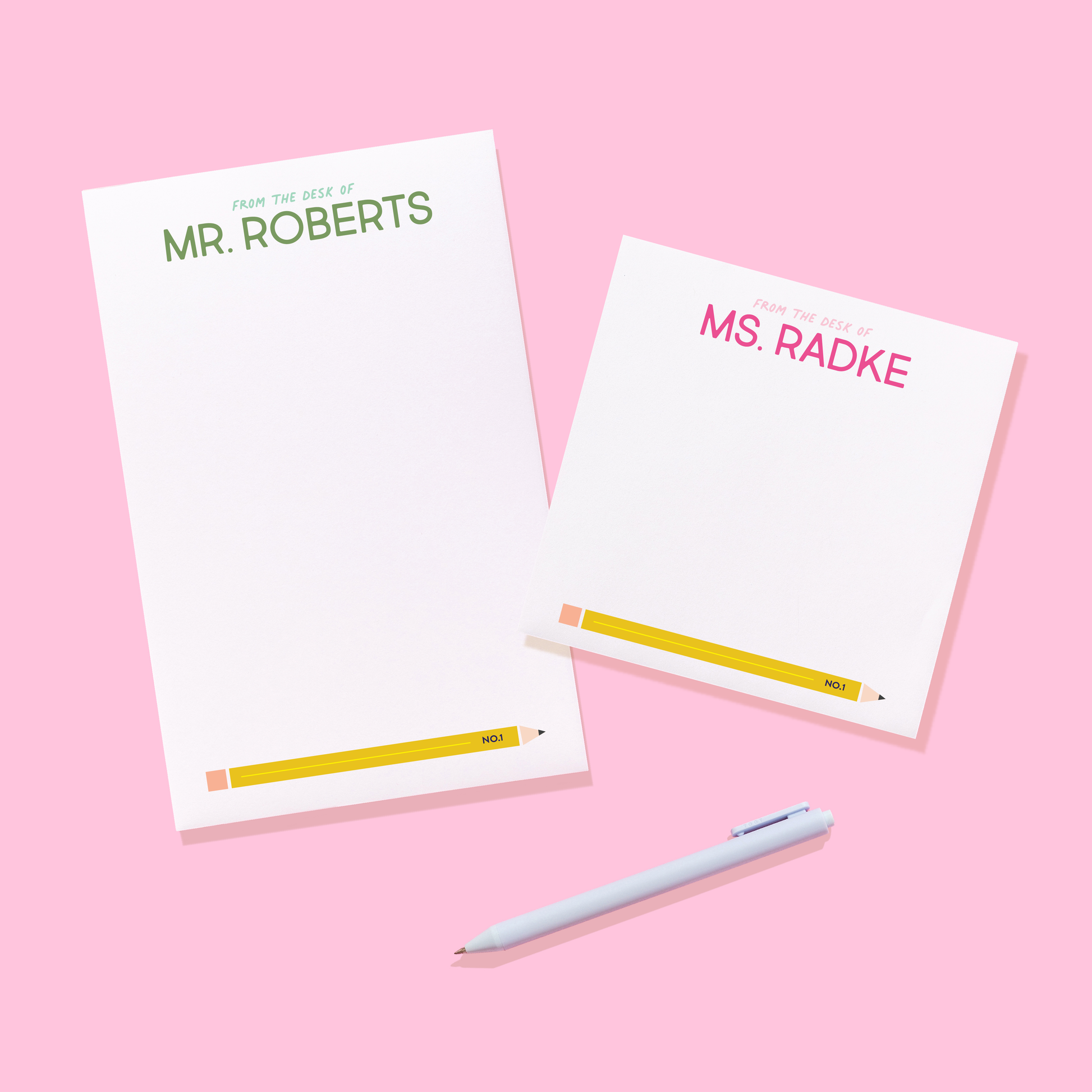 No. 1 Teacher Personalized Notepad