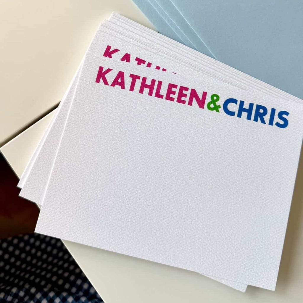 Couples Personalized Stationery