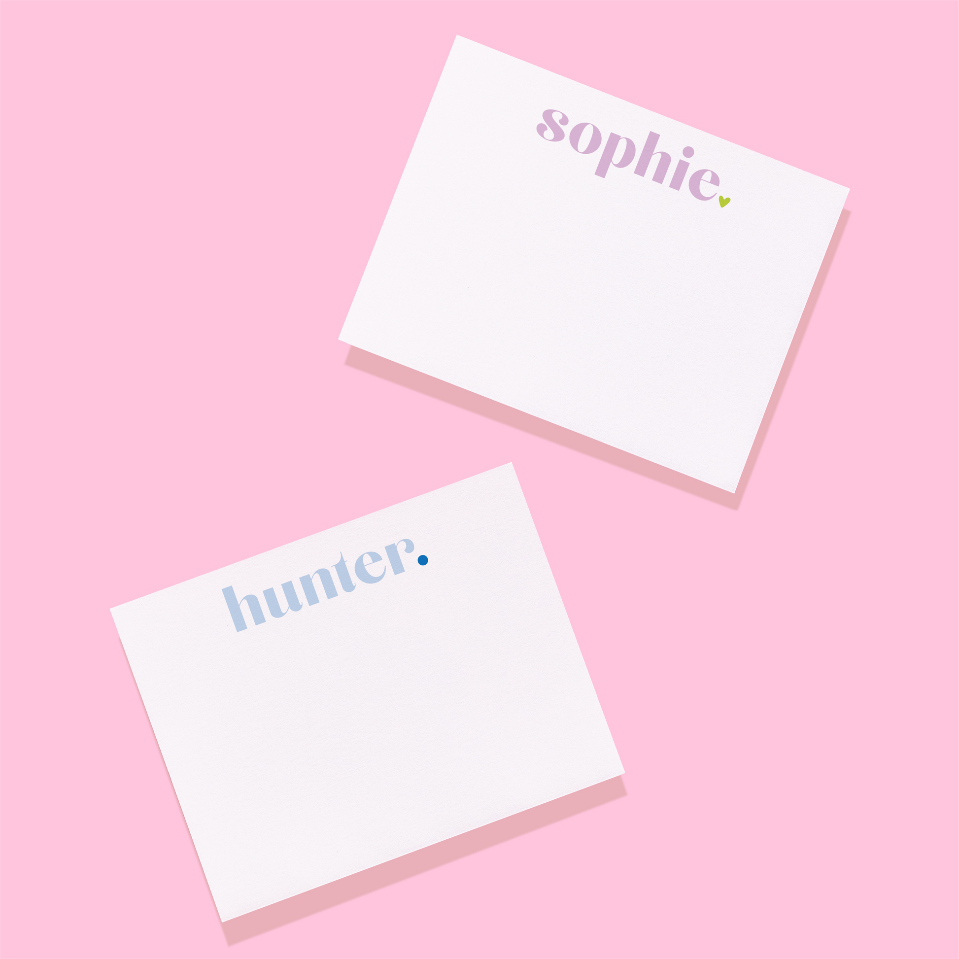 Cheerful Dot First Name Personalized Stationery