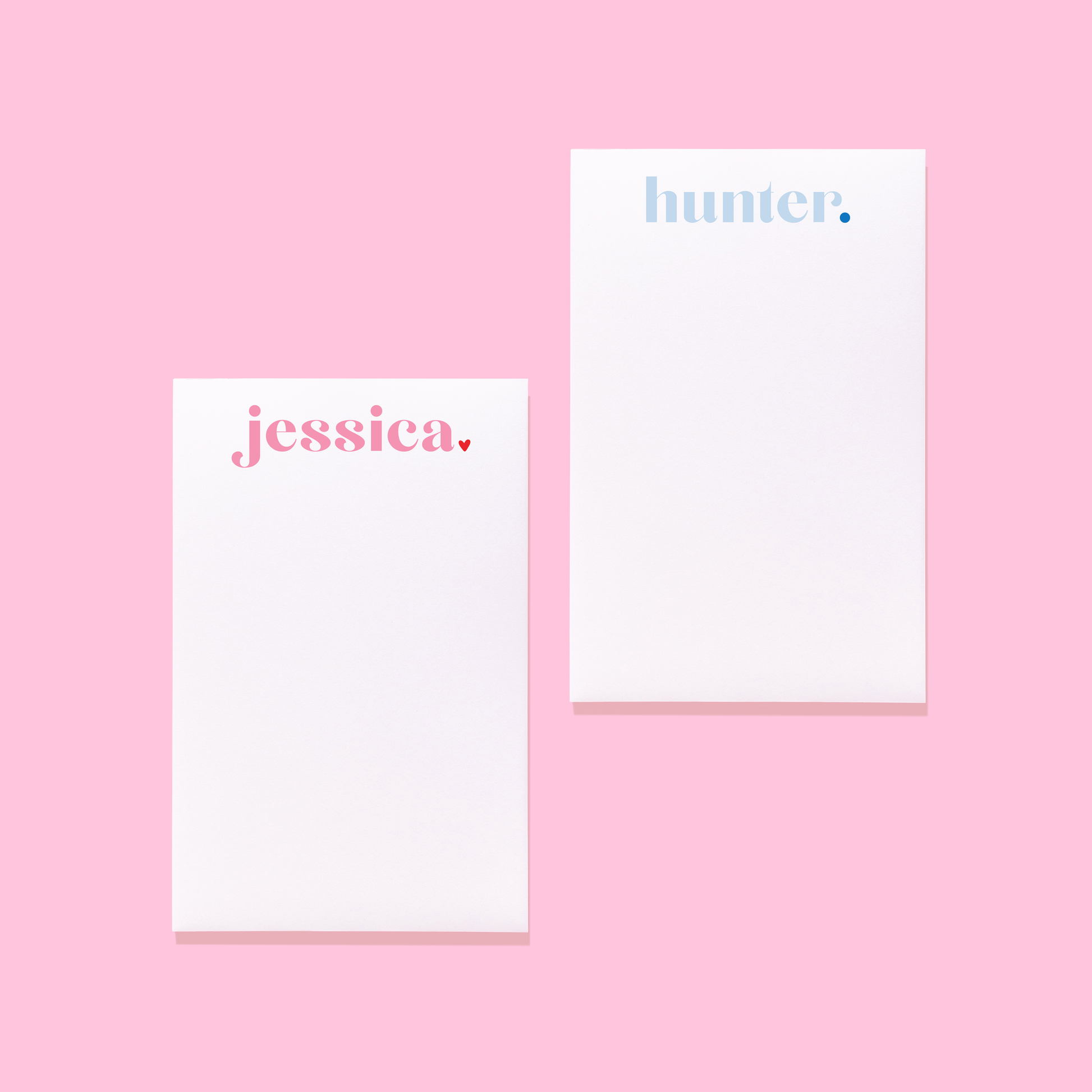 Cheerful Dot First Name Personalized Notepad