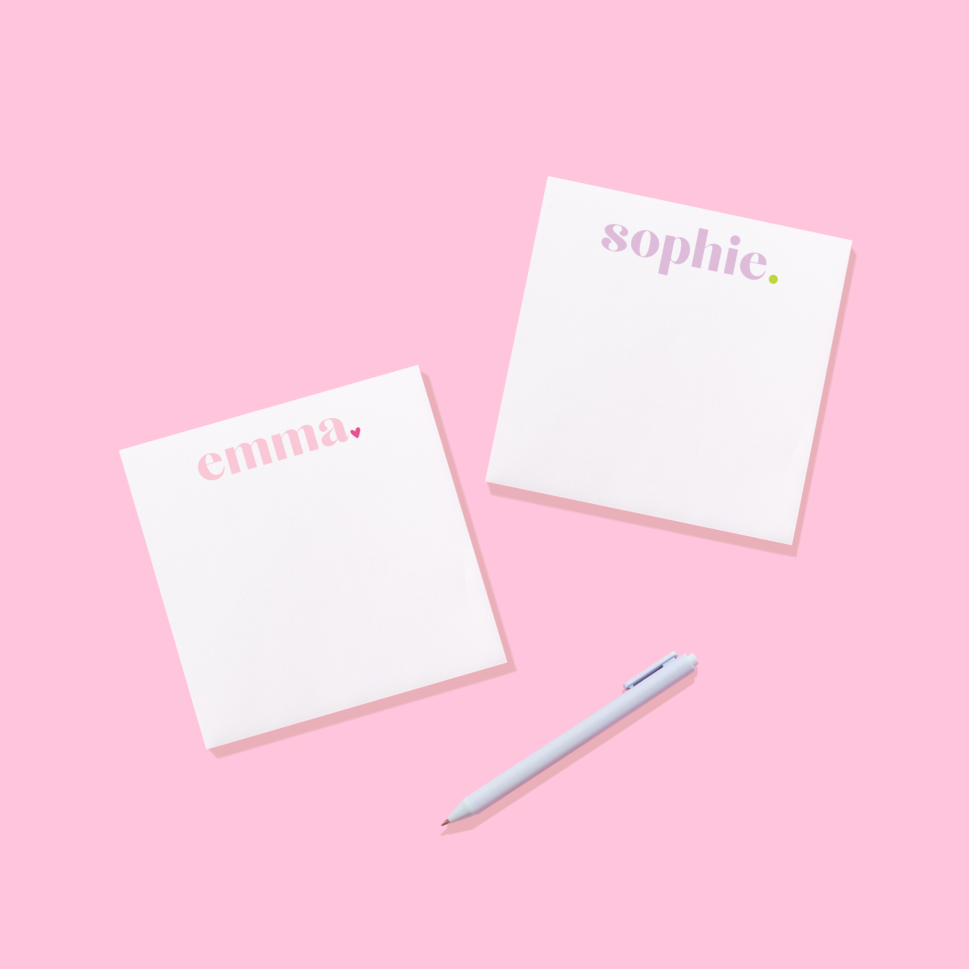 Cheerful Dot First Name Personalized Notepad
