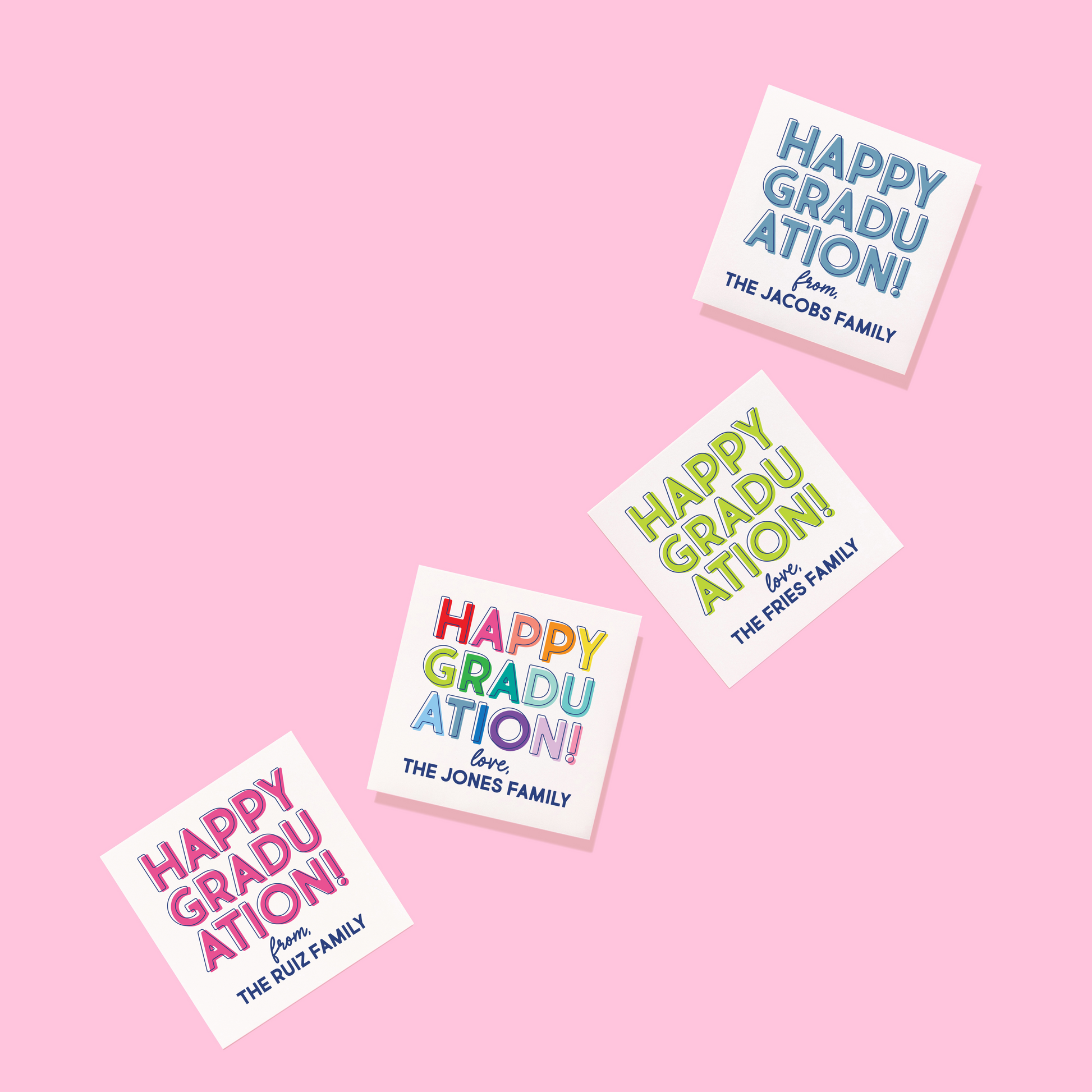 Happy Graduation Gift Stickers