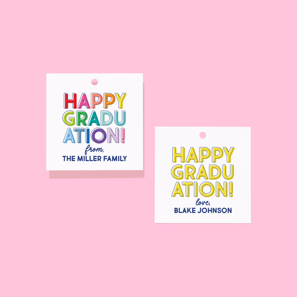 Happy Graduation Gift Tag