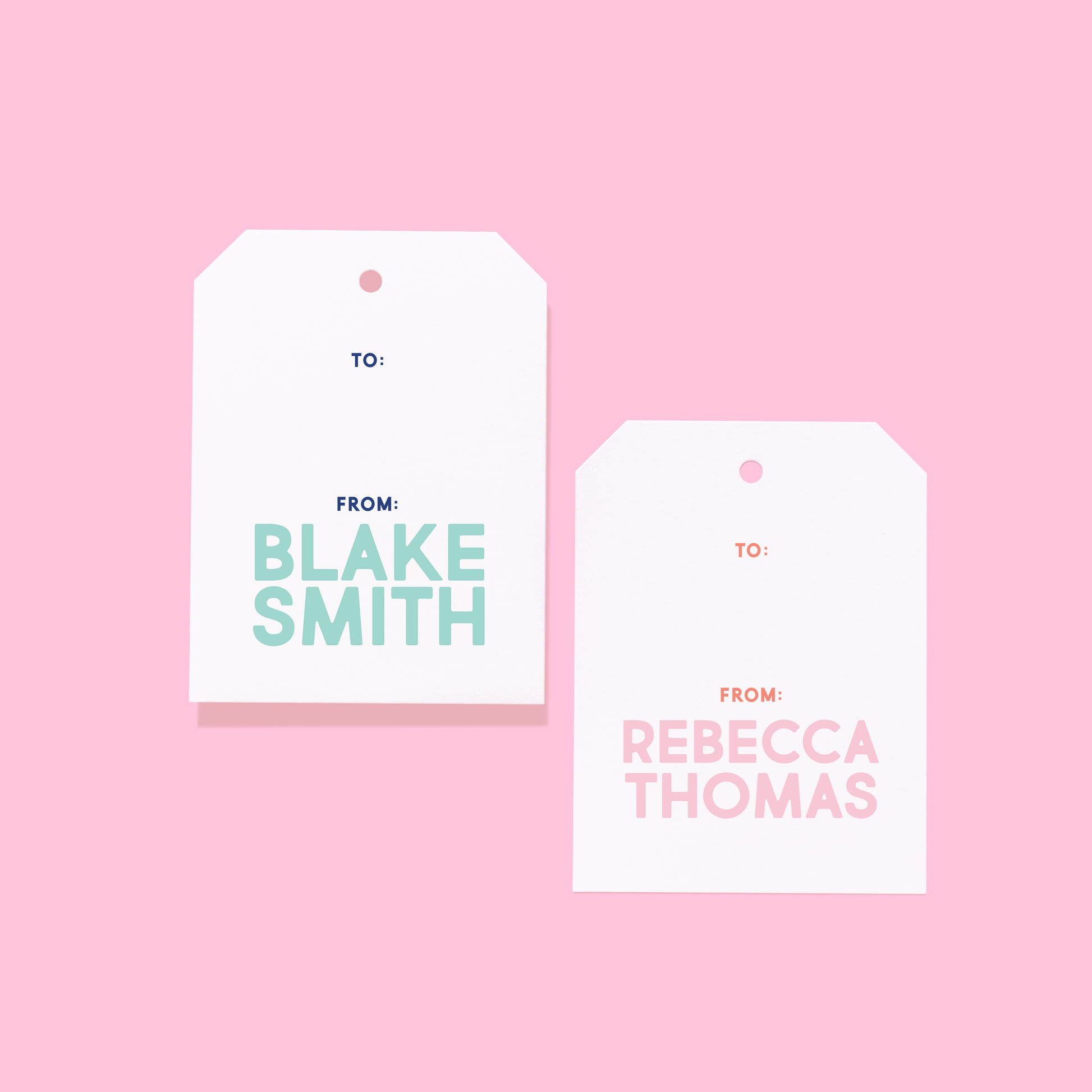 To From Name Gift Tags