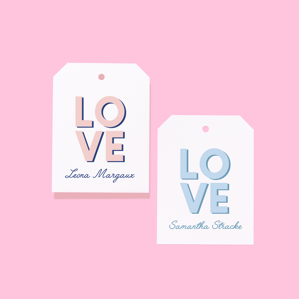 Love Name Gift Tags
