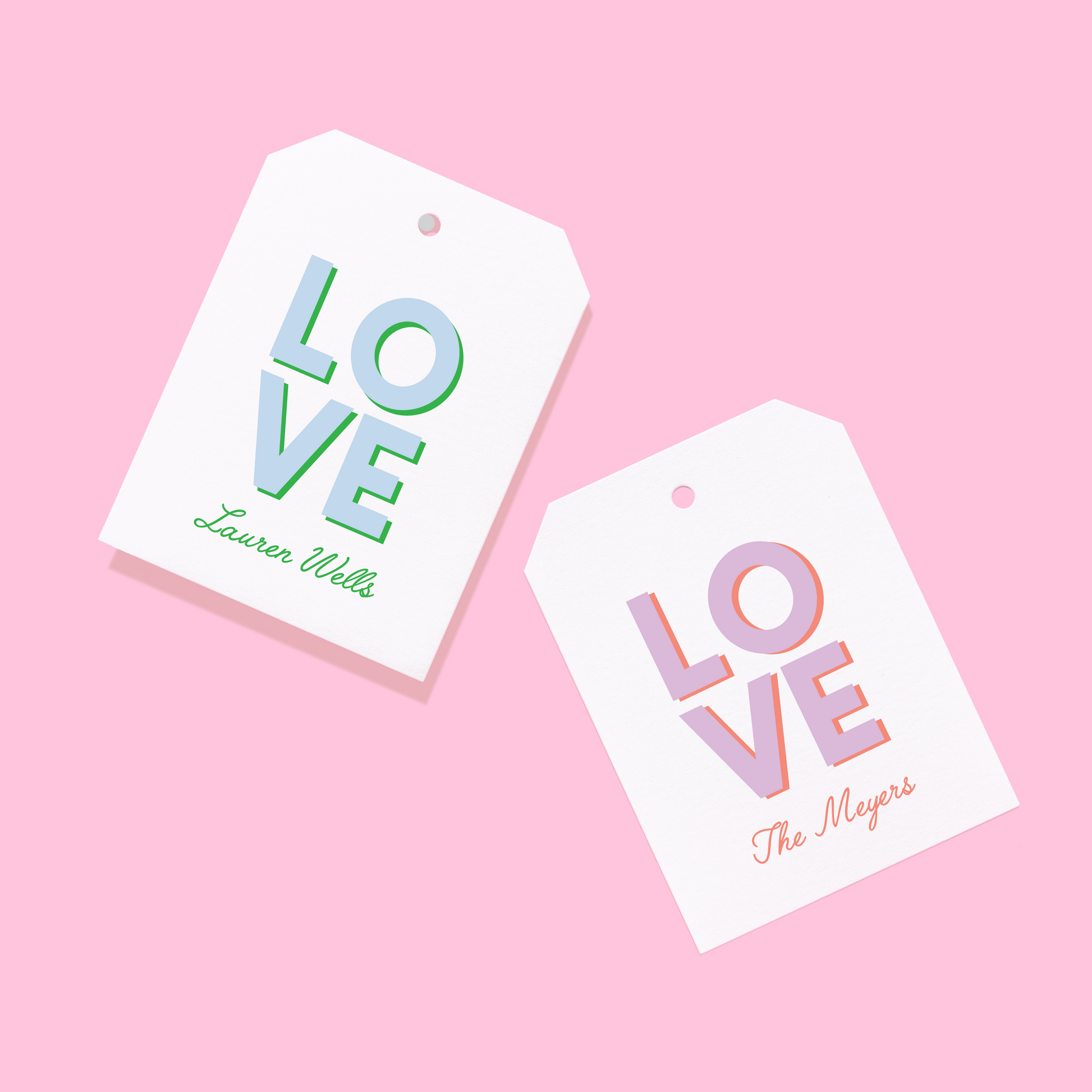 Love Name Gift Tags