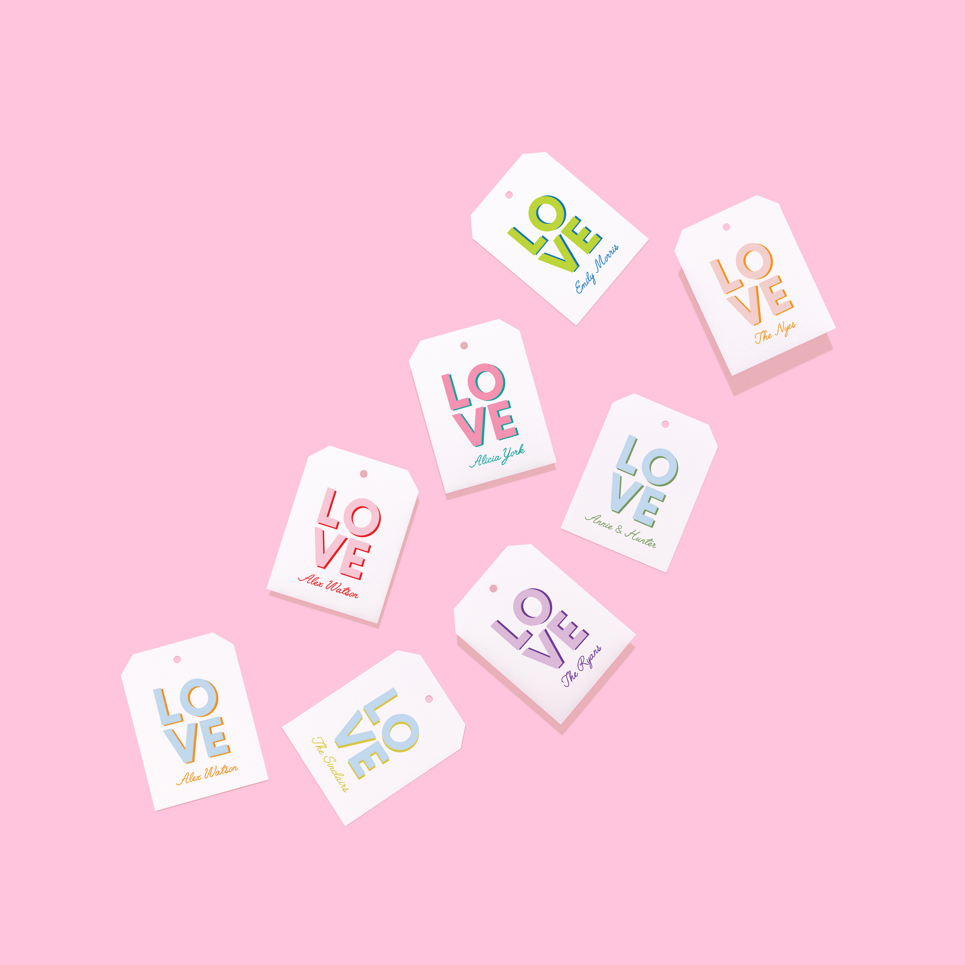 Love Name Gift Tags