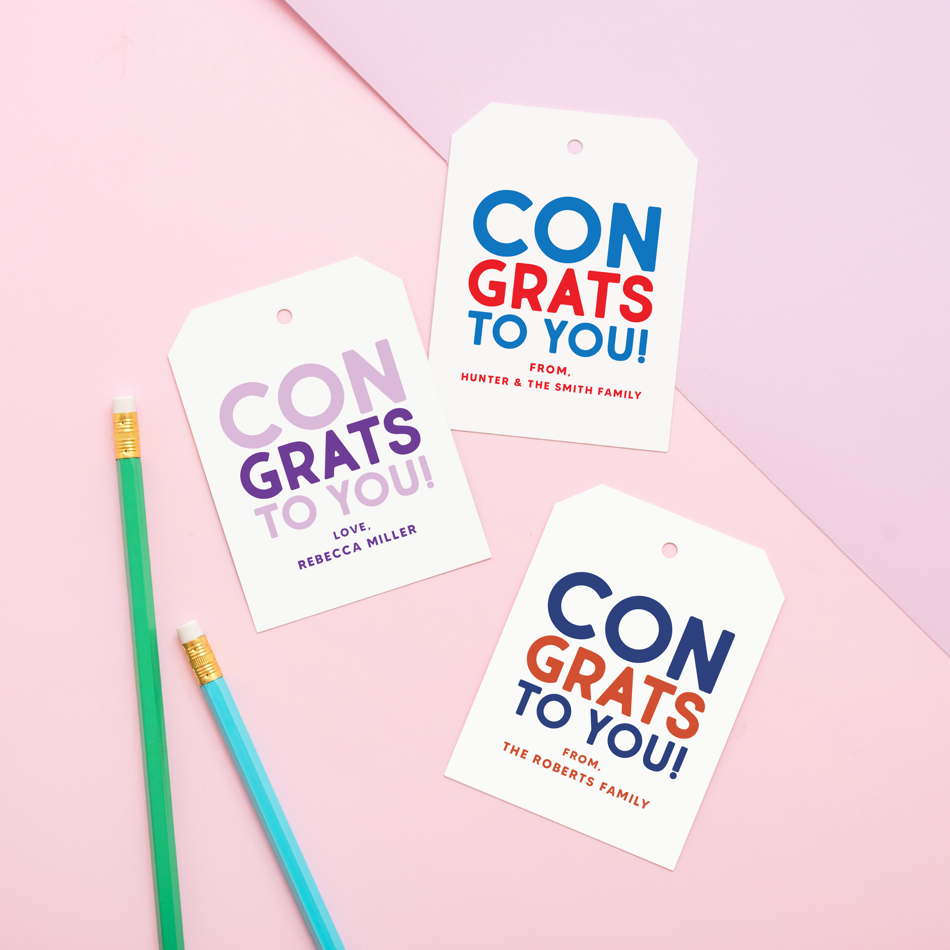 Congrats To You Gift Tags