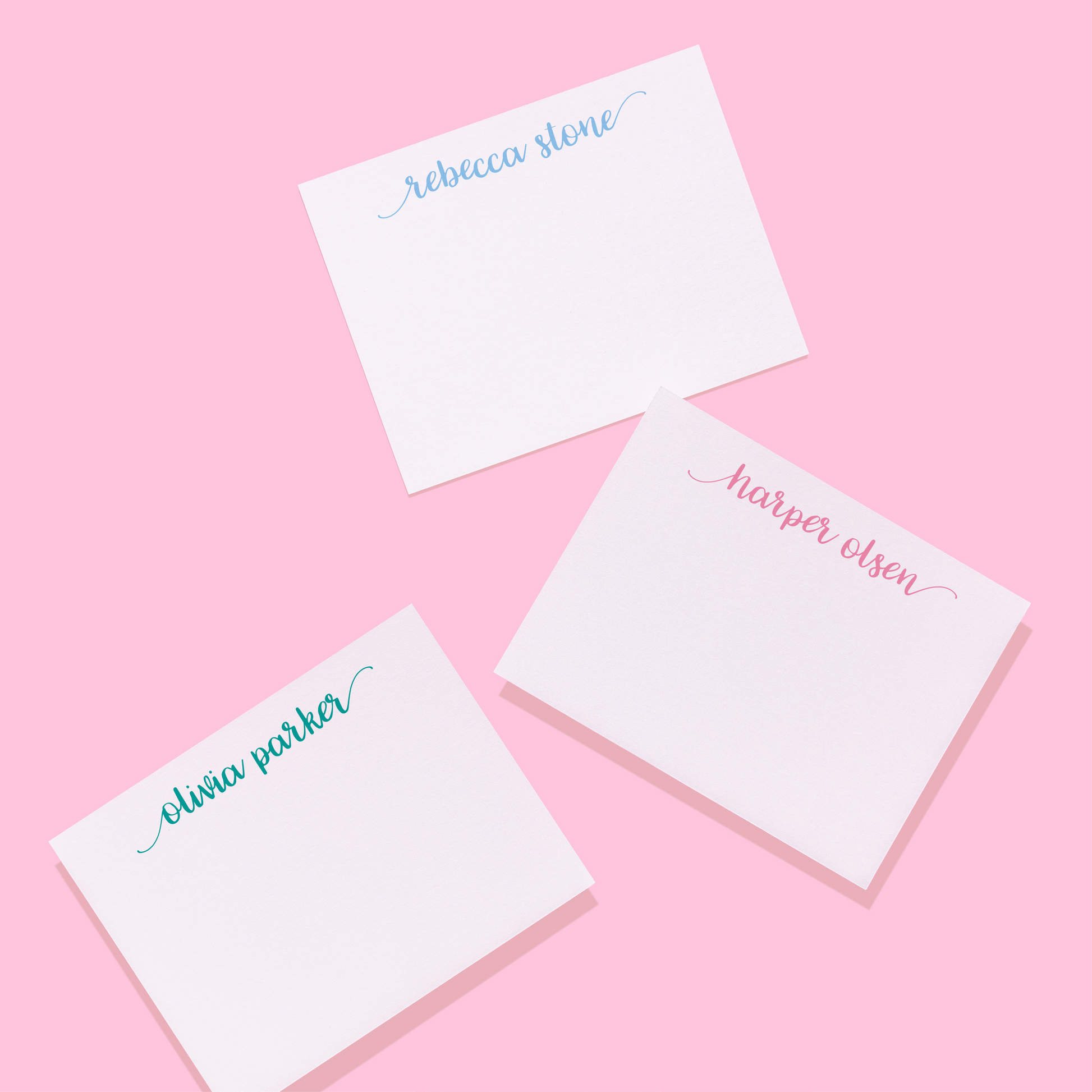 Whimsical Calligraphy Personalized Stationery