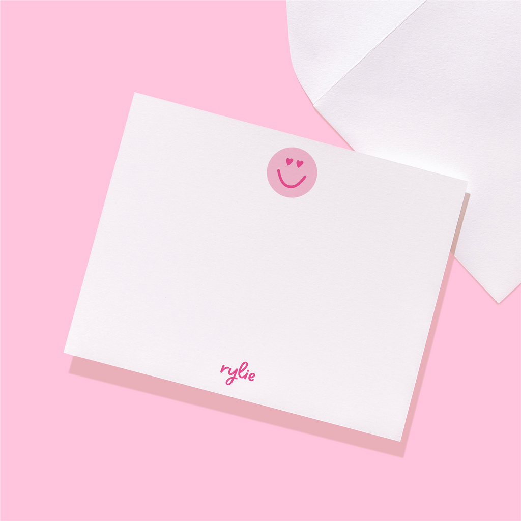 Heart Eyes Personalized Stationery