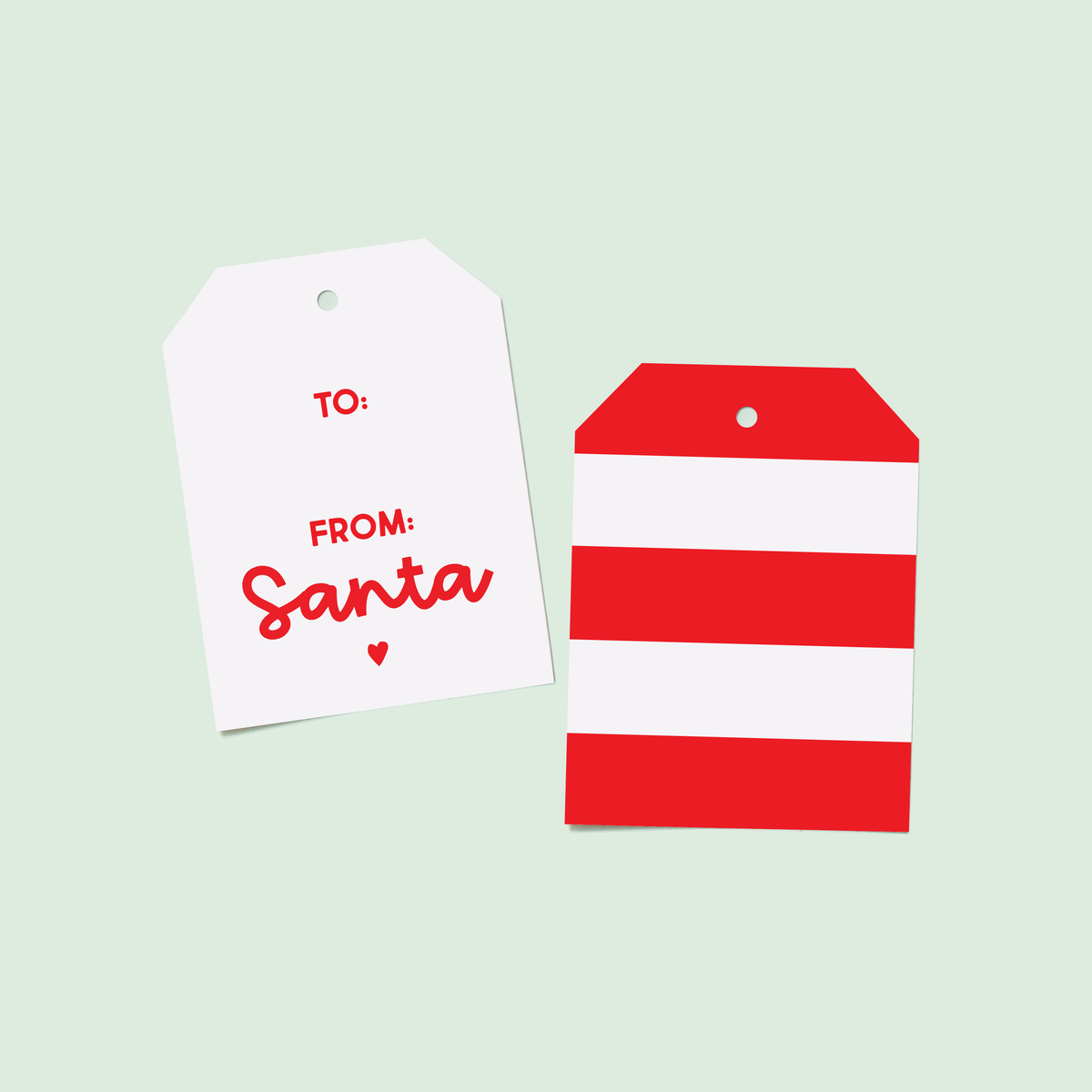 To From Gift Tag | Santa