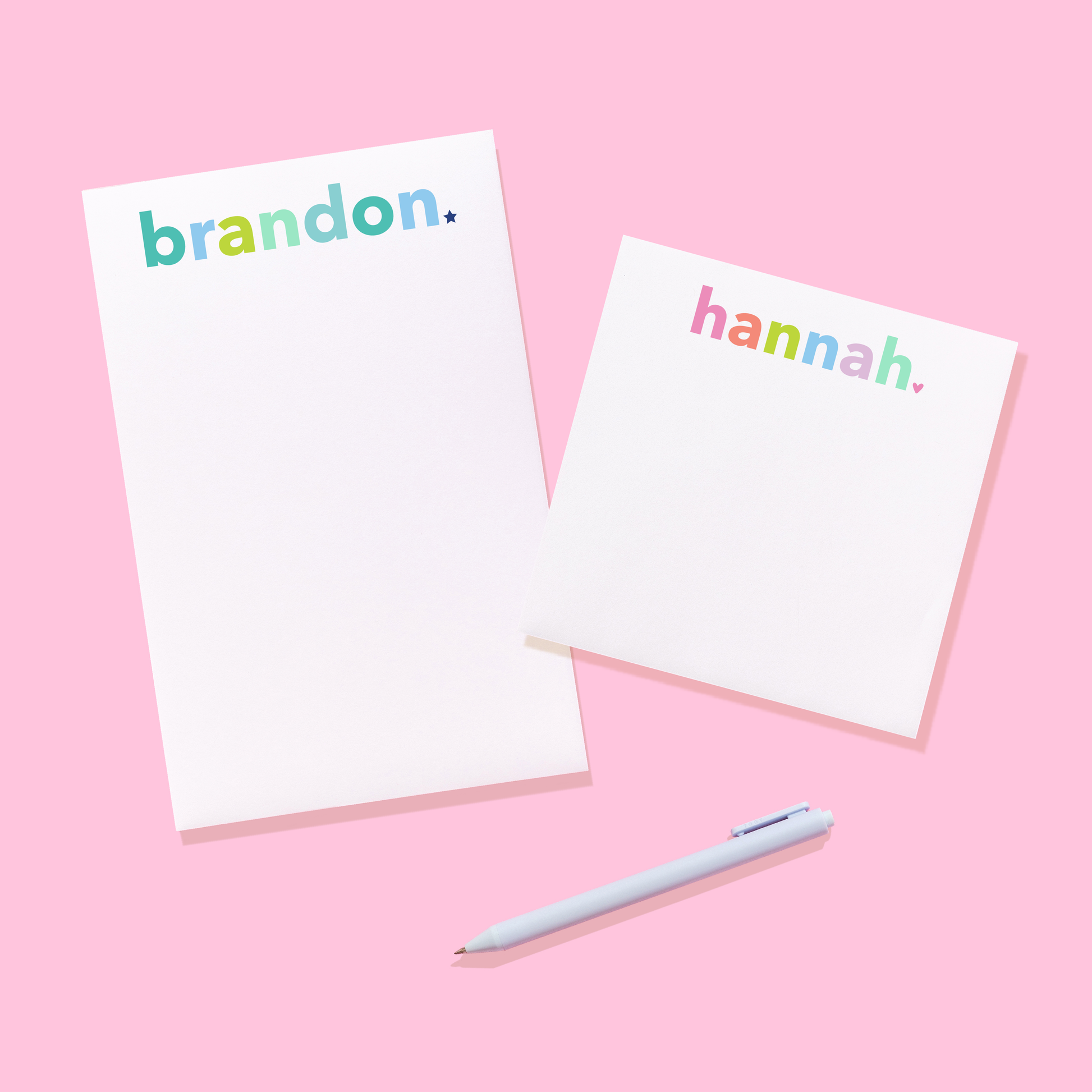 Colorful Kids Personalized Notepad