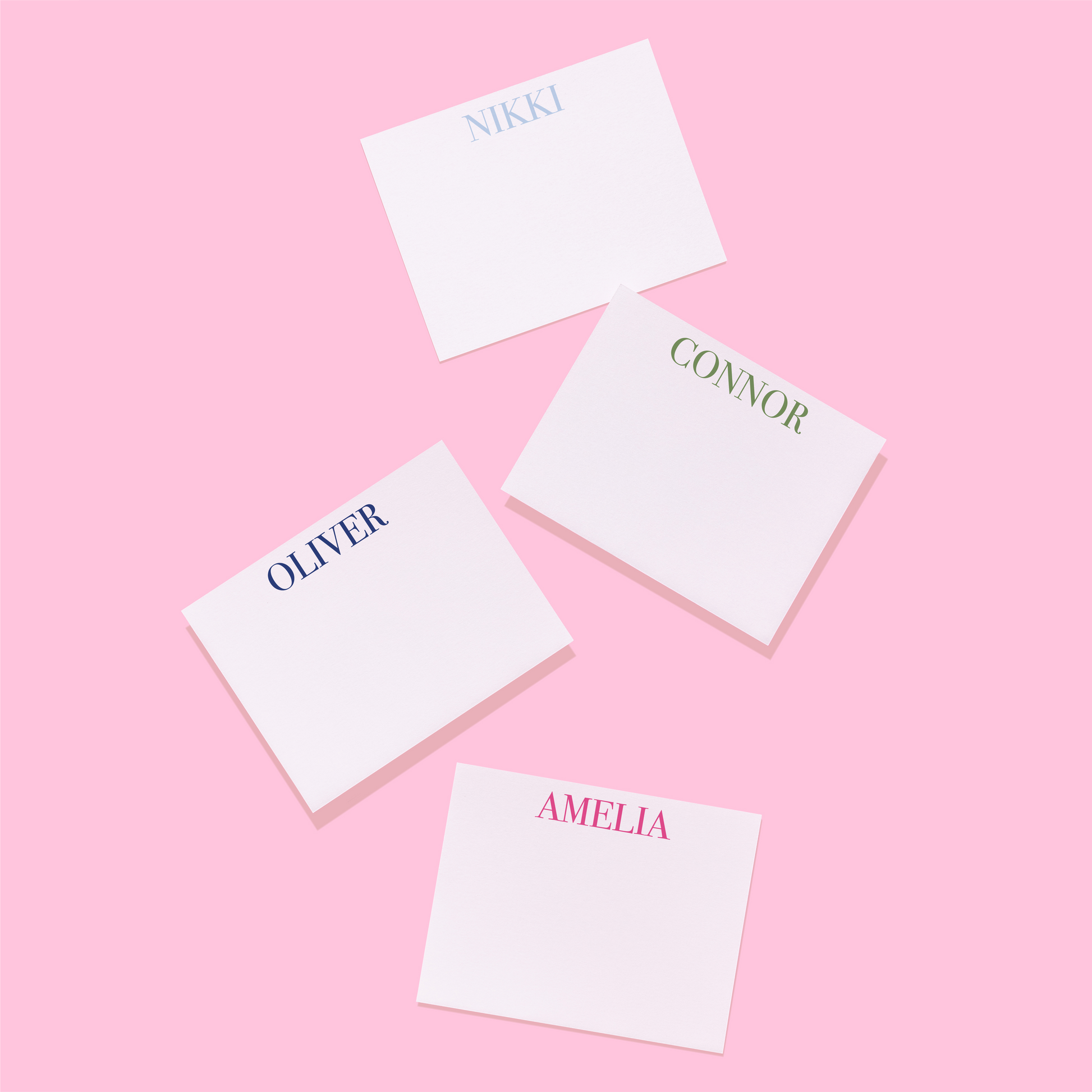 Simple Serif Personalized Stationery