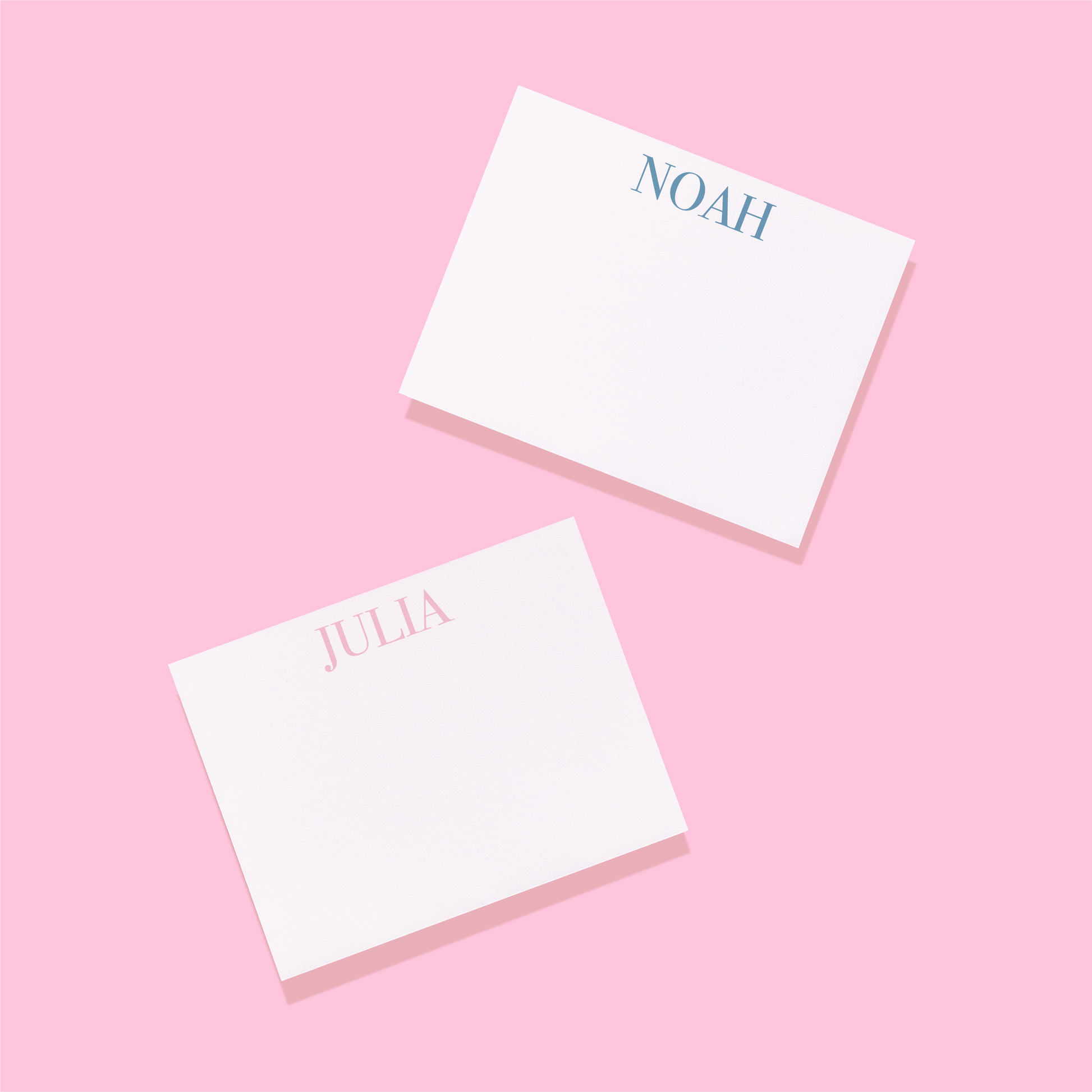 Simple Serif Personalized Stationery