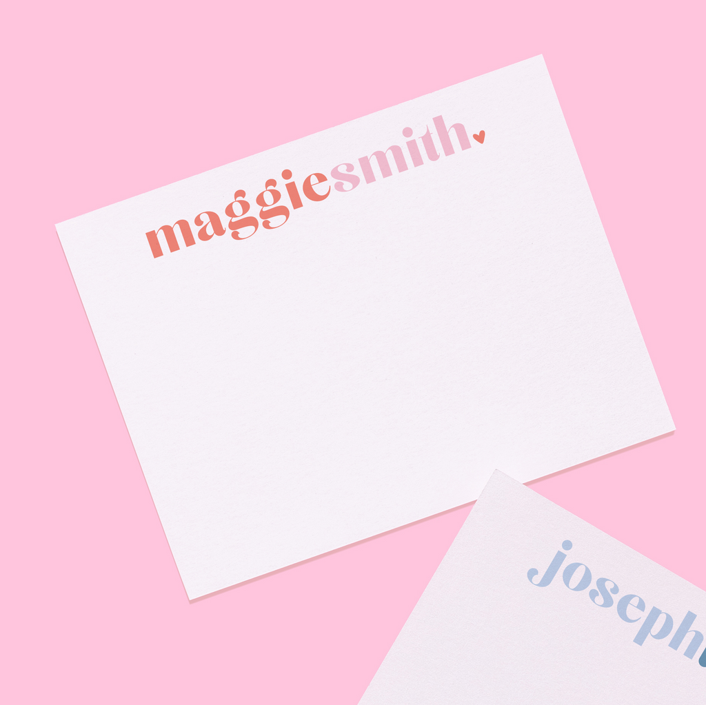 Cheerful Dot Personalized Stationery