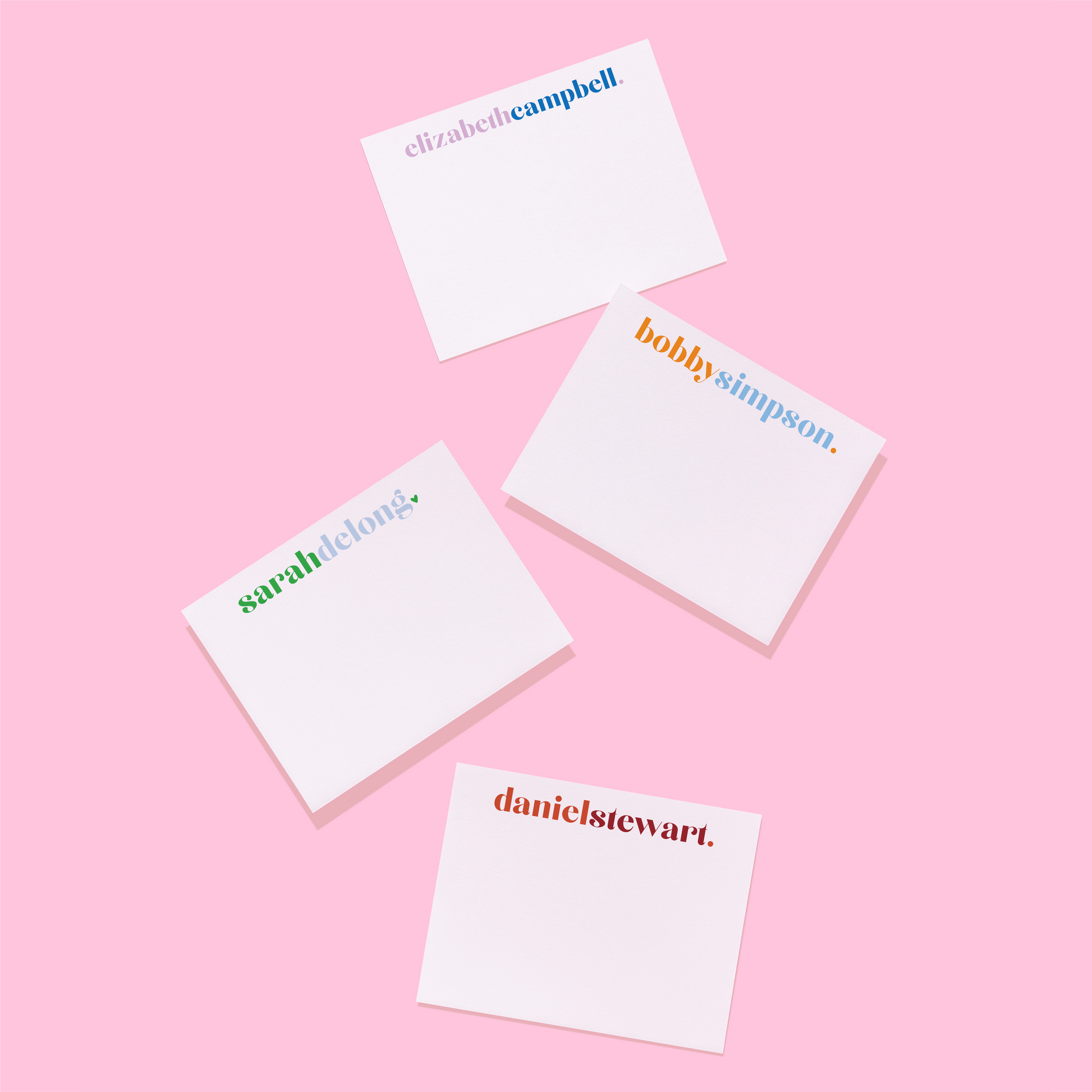 Cheerful Dot Personalized Stationery