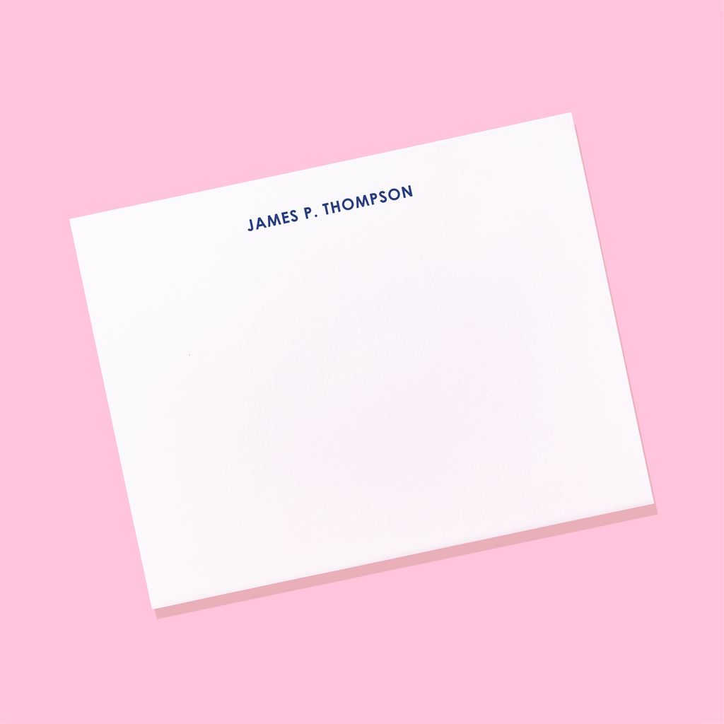 Traditional Block Personalized Stationery