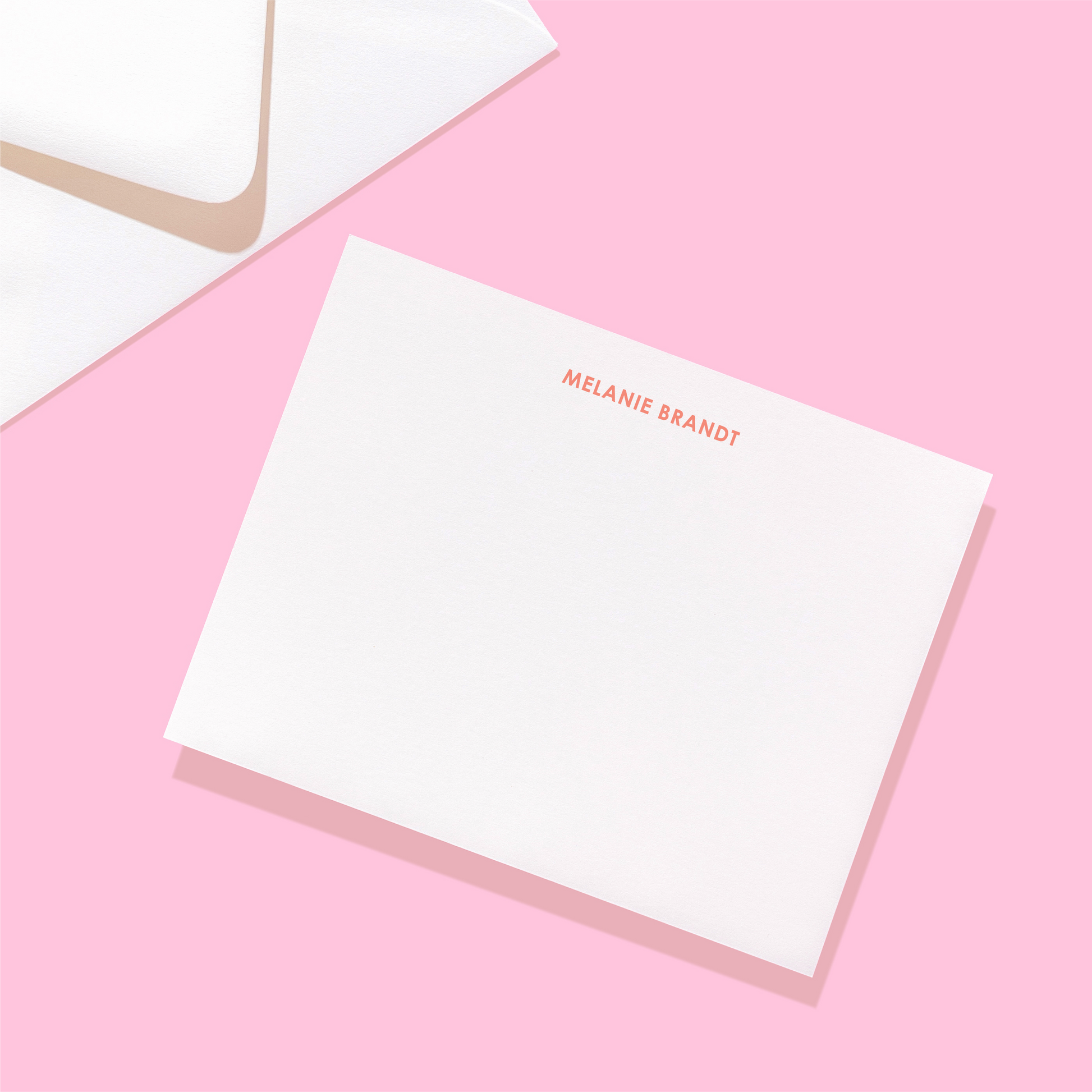 Traditional Block Personalized Stationery