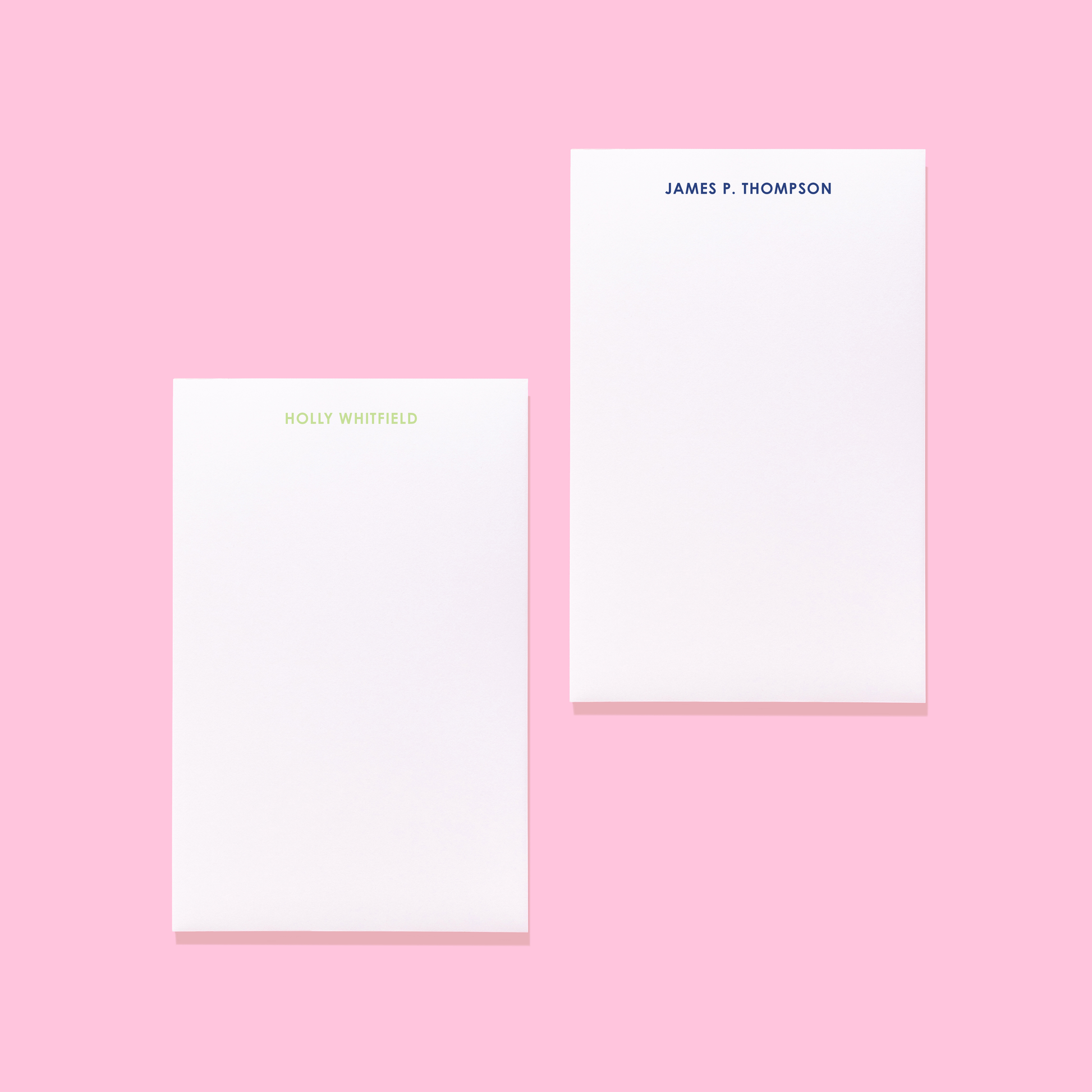 Traditional Block Personalized Notepad
