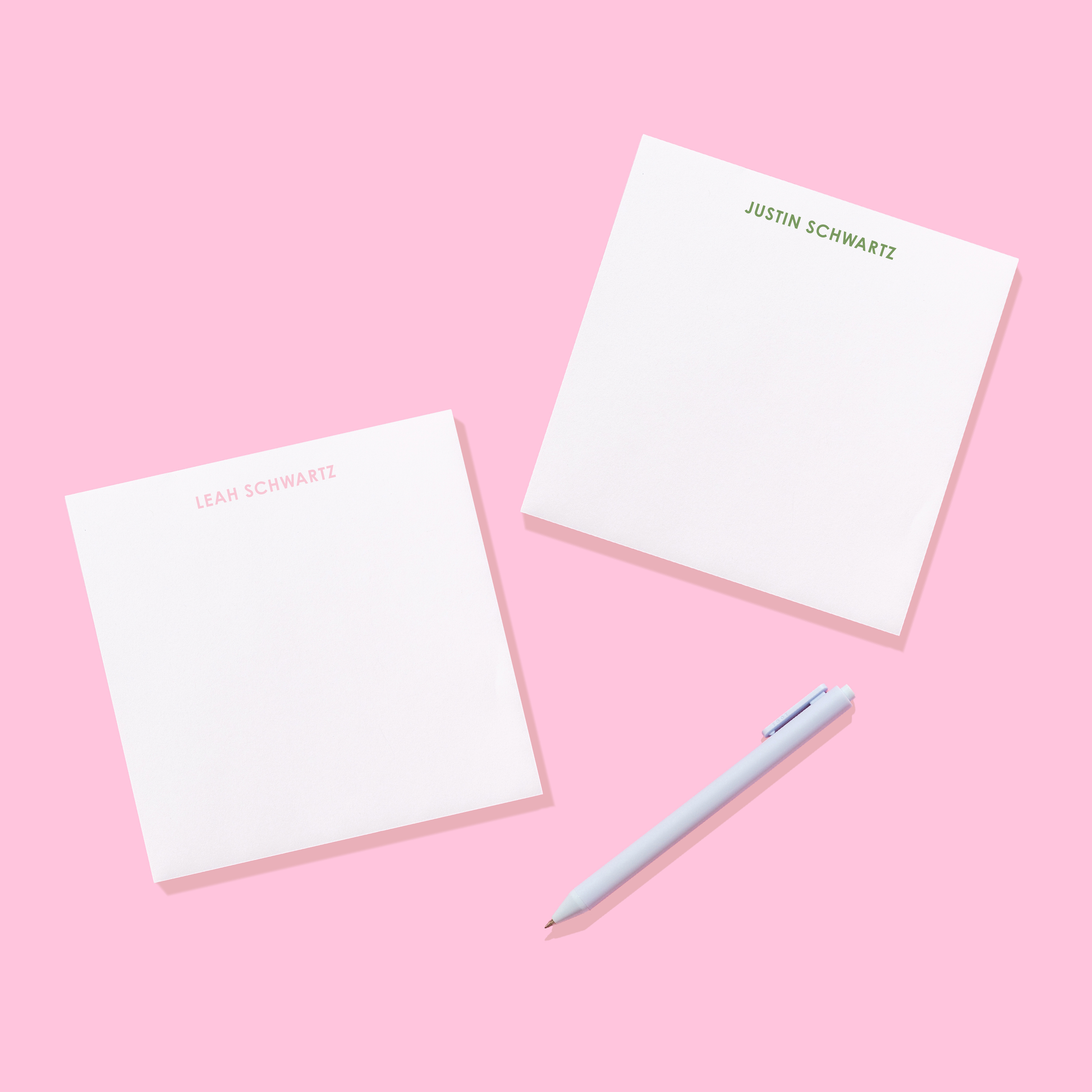Traditional Block Personalized Notepad
