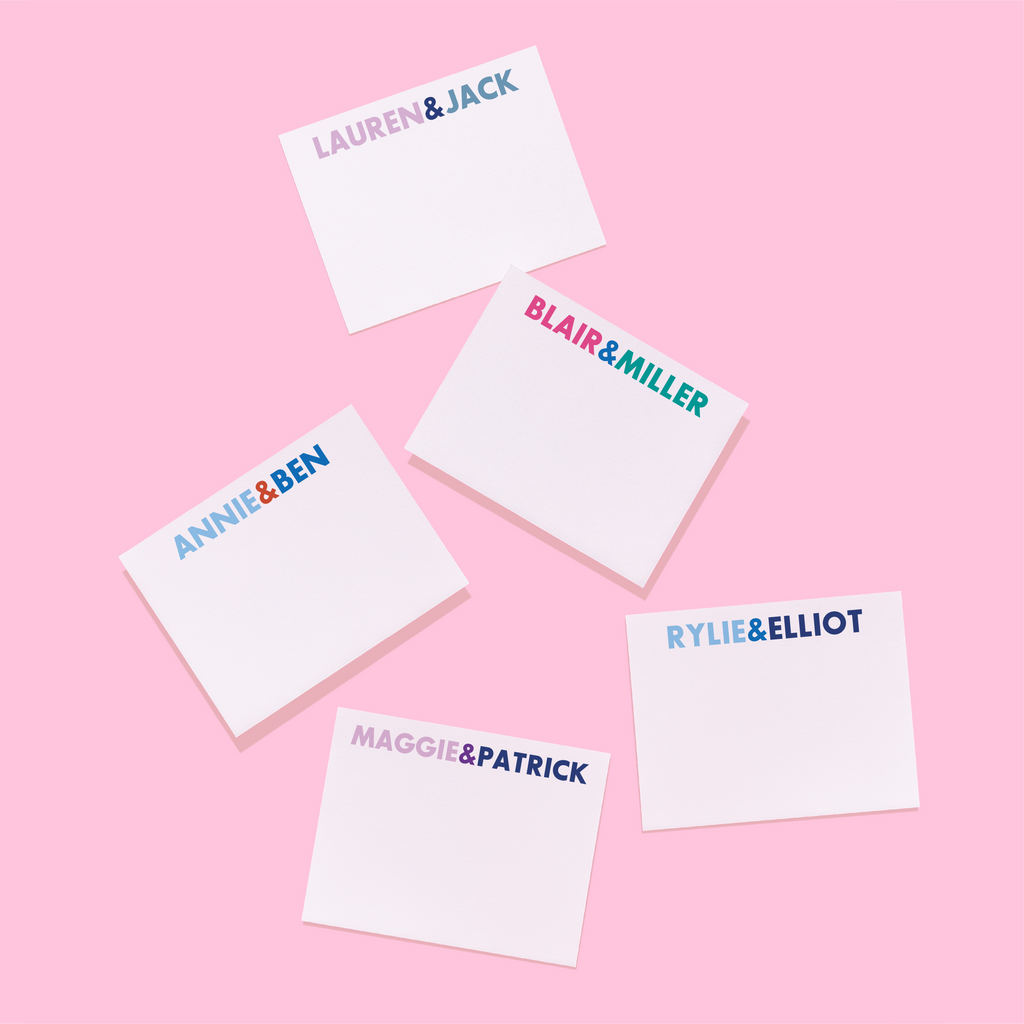 Couples Personalized Stationery