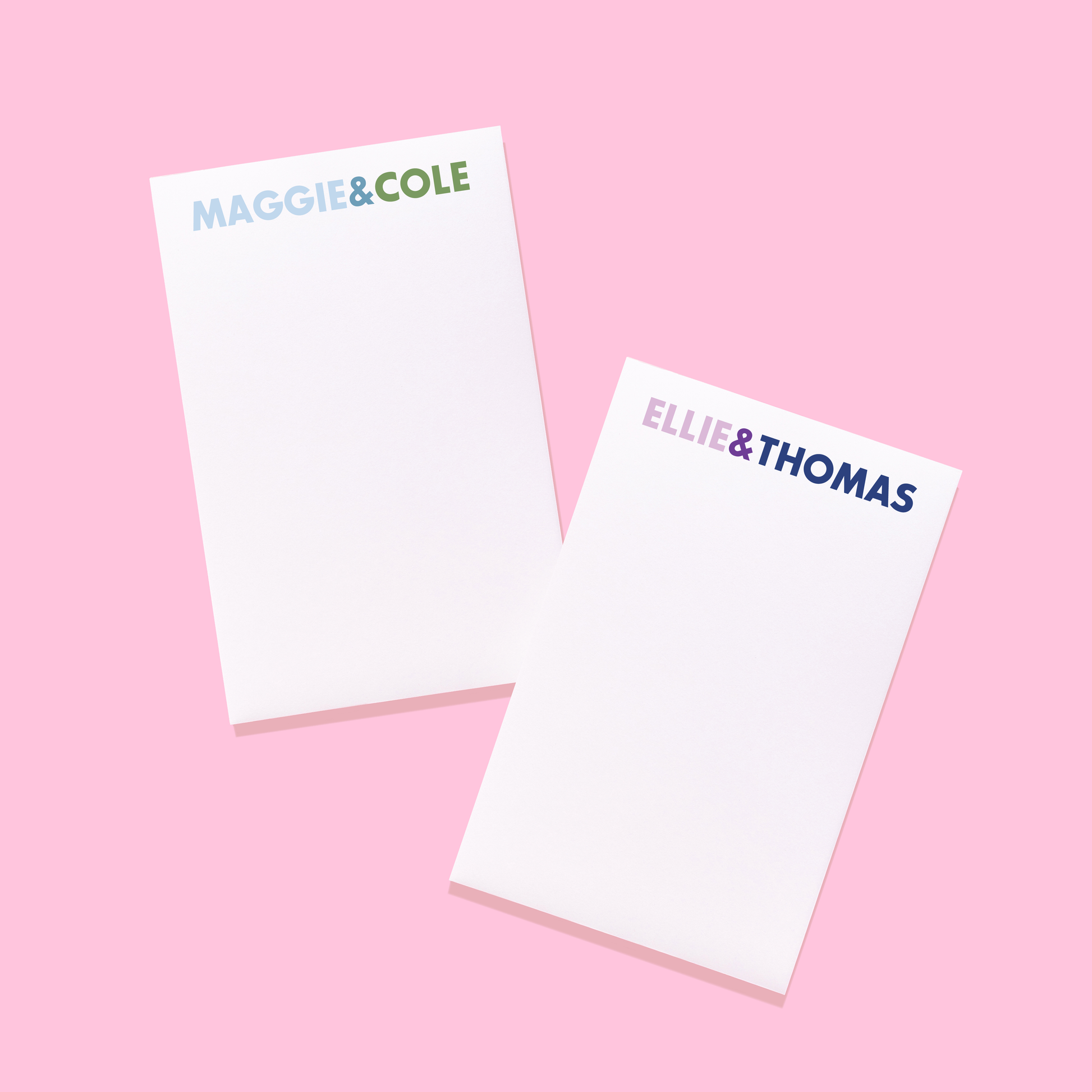 Couples Personalized Notepad