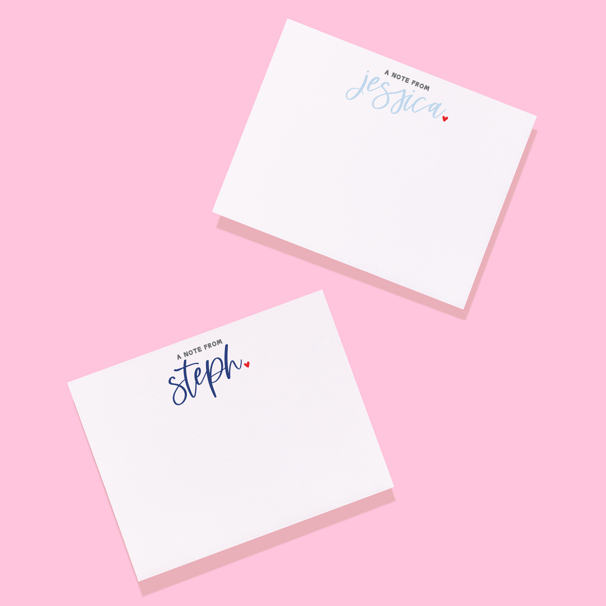 A Note From Personalized Stationery