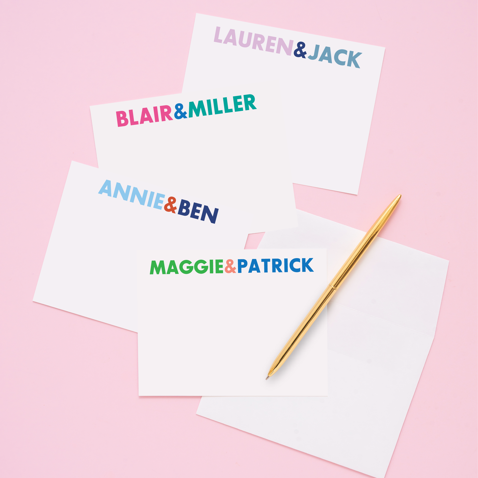 Couples Personalized Stationery