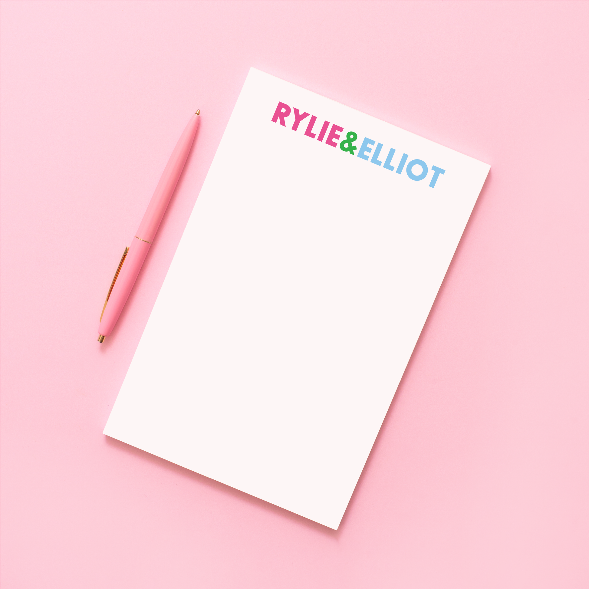 Couples Personalized Notepad