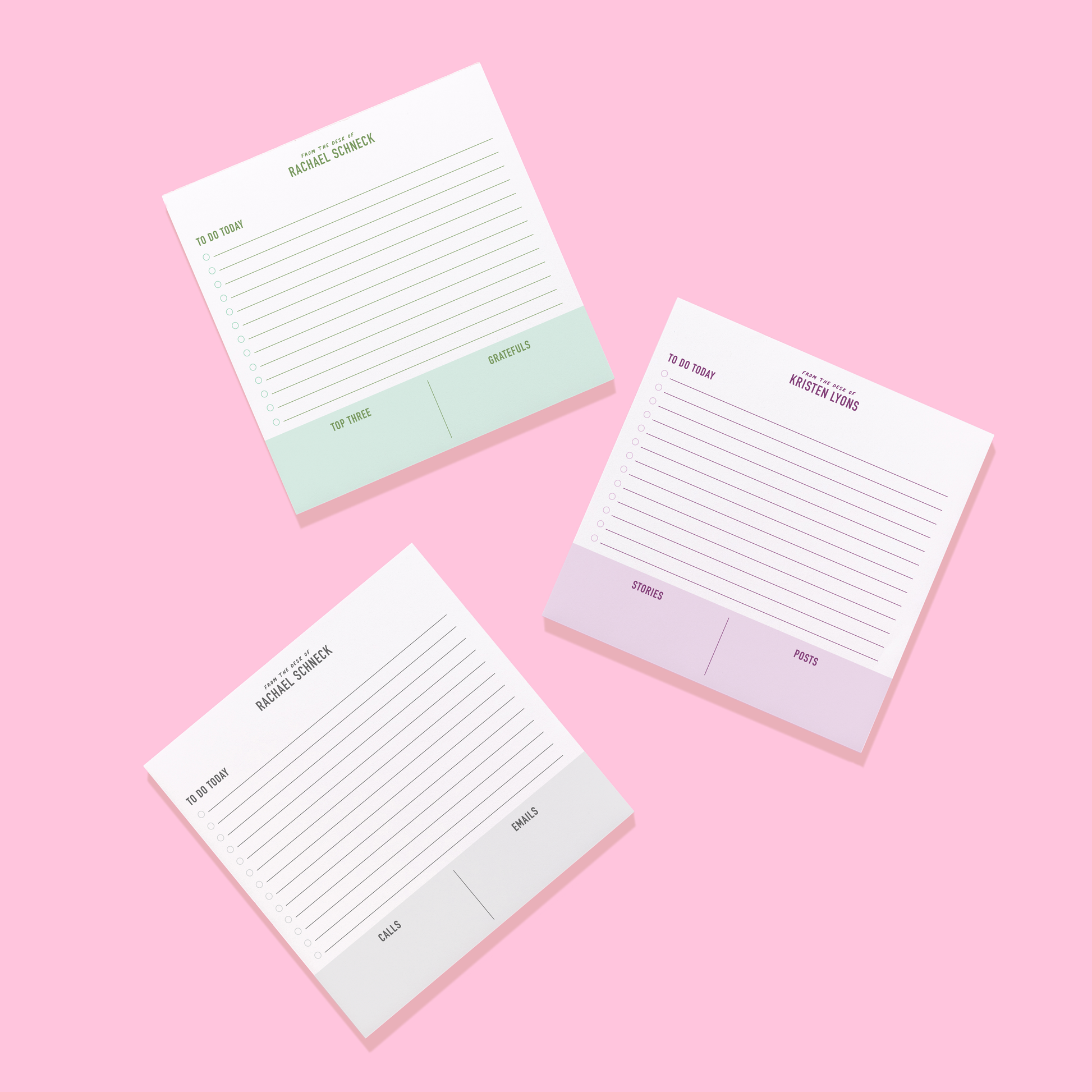 Corporate From the Desk of Large Square Notepad