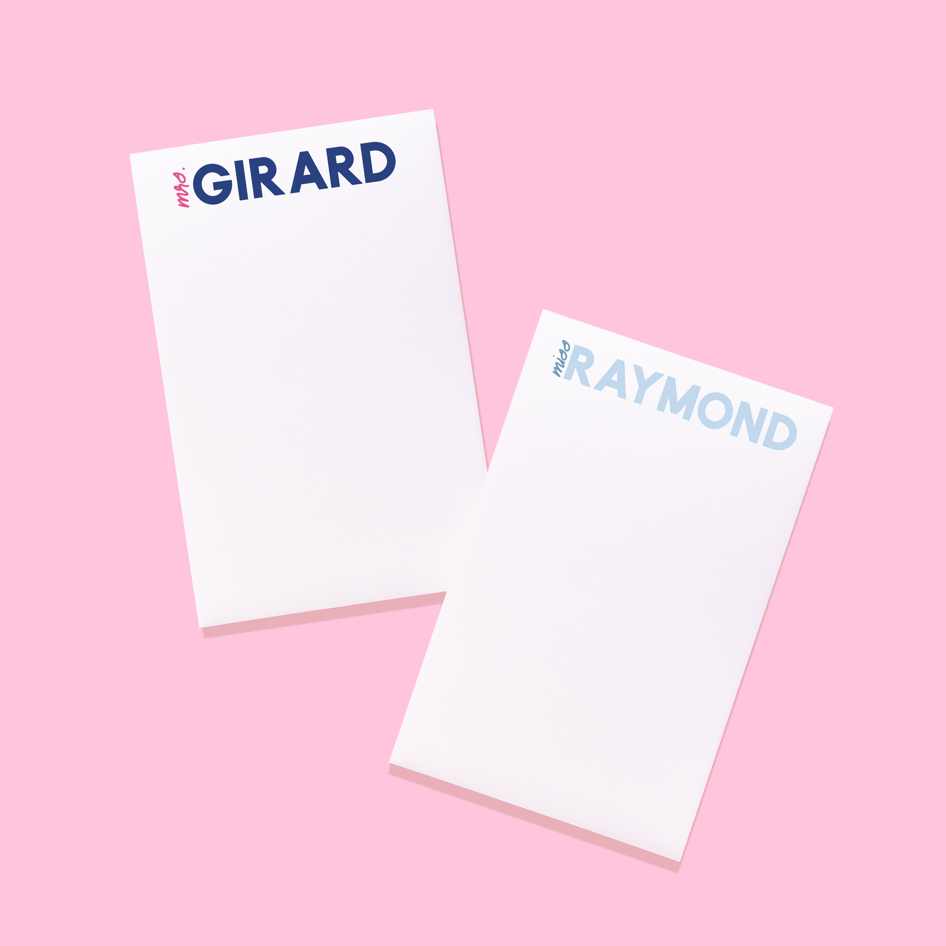 Personalized Teacher Notepad